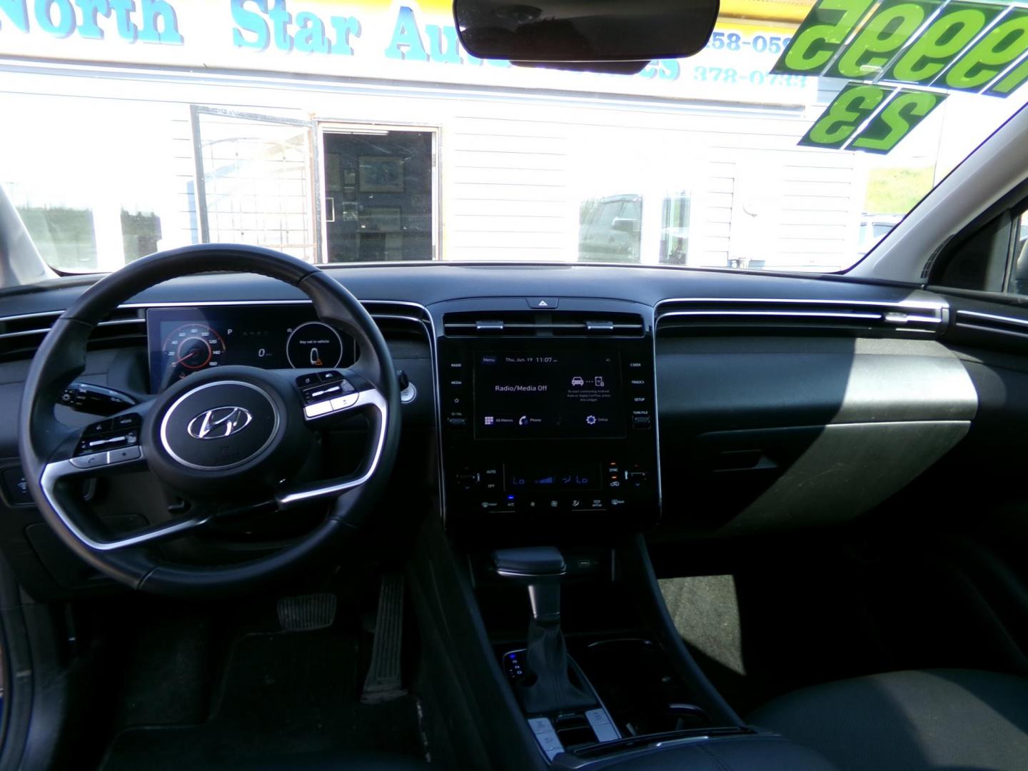 2023 Blue Hyundai Tucson SEL AWD (5NMJFCAE4PH) with an 2.5L L4 DOHC 16V engine, 8A transmission, located at 2630 Philips Field Rd., Fairbanks, AK, 99709, (907) 458-0593, 64.848068, -147.780609 - Photo#6