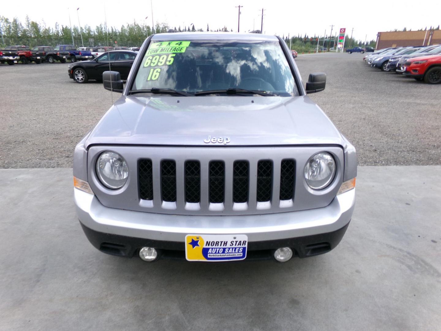 2016 Silver Jeep Patriot Sport 4WD (1C4NJRBB2GD) with an 2.4L L4 DOHC 16V engine, located at 2630 Philips Field Rd., Fairbanks, AK, 99709, (907) 458-0593, 64.848068, -147.780609 - Photo#1