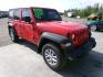 2023 Red Jeep Wrangler Unlimited Sport (1C4HJXDN5PW) with an 2.0L L4 DOHC 16V TURBO engine, 6M transmission, located at 2630 Philips Field Rd., Fairbanks, AK, 99709, (907) 458-0593, 64.848068, -147.780609 - Photo#0