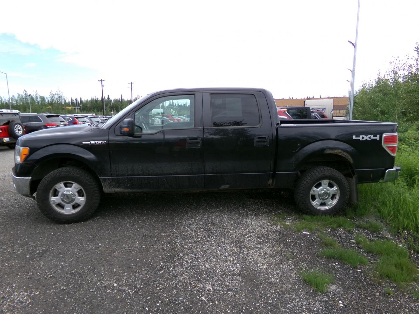 2010 Black /Tan Ford F-150 Lariat SuperCrew 5.5-ft. Bed 4WD (1FTFW1EV1AF) with an 5.4L V8 SOHC 24V FFV engine, 4-Speed Automatic transmission, located at 2630 Philips Field Rd., Fairbanks, AK, 99709, (907) 458-0593, 64.848068, -147.780609 - Photo#2