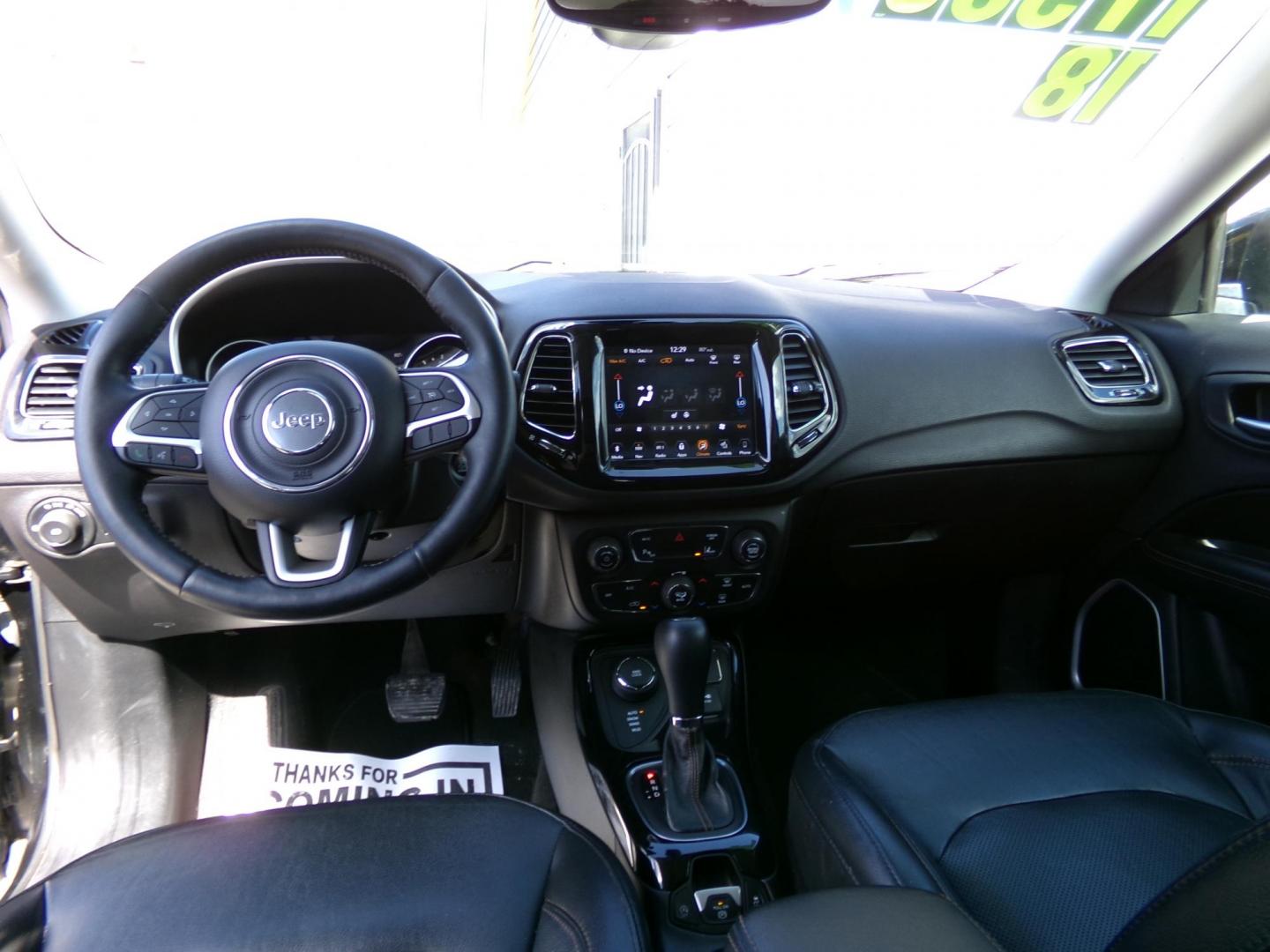 2018 Black Jeep Compass Limited 4WD (3C4NJDCB5JT) with an 2.4L L4 DOHC 16V engine, CVT transmission, located at 2630 Philips Field Rd., Fairbanks, AK, 99709, (907) 458-0593, 64.848068, -147.780609 - Photo#6