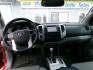 2013 Red /Grey Toyota Tacoma Double Cab V6 4WD (3TMLU4EN0DM) with an 4.0L V6 DOHC 24V engine, 6-Speed Automatic transmission, located at 2630 Philips Field Rd., Fairbanks, AK, 99709, (907) 458-0593, 64.848068, -147.780609 - Photo#6