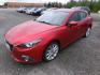 2014 Red /Tan Mazda MAZDA3 s Grand Touring AT 5-Door (JM1BM1M34E1) with an 2.5L L4 DOHC 16V engine, 6-Speed Automatic transmission, located at 2630 Philips Field Rd., Fairbanks, AK, 99709, (907) 458-0593, 64.848068, -147.780609 - Photo#0