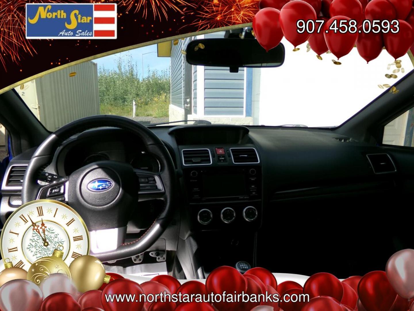 2017 Blue /Black Subaru WRX 4-Door (JF1VA1B66H9) with an 2.0L H4 DOHC 16V engine, 6-Speed Manual transmission, located at 2630 Philips Field Rd., Fairbanks, AK, 99709, (907) 458-0593, 64.848068, -147.780609- Photo#6