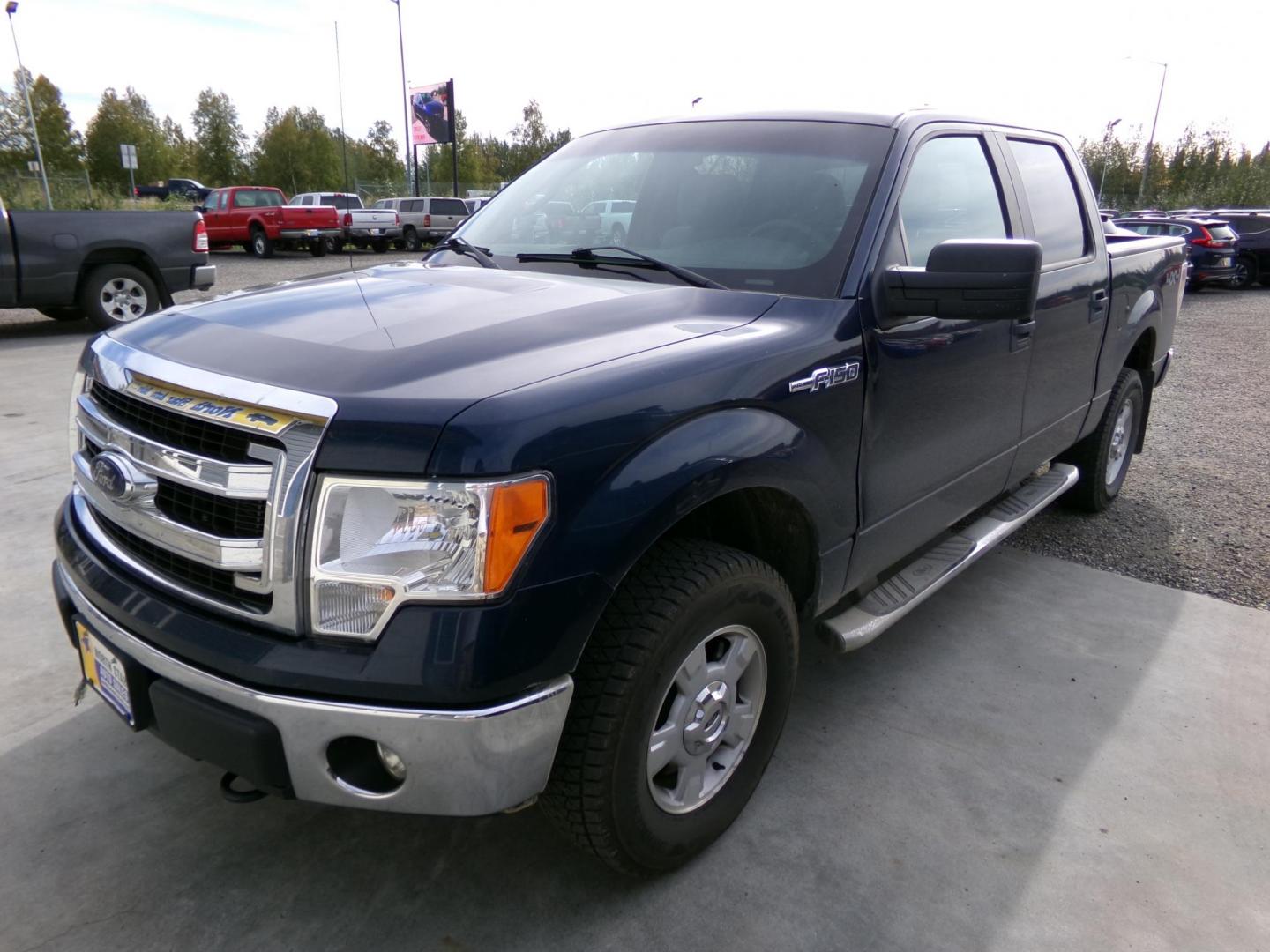 2014 Blue Ford F-150 XL SuperCrew 5.5-ft. Bed 4WD (1FTFW1EF7EF) with an 5.0L V8 engine, 6-Speed Automatic transmission, located at 2630 Philips Field Rd., Fairbanks, AK, 99709, (907) 458-0593, 64.848068, -147.780609 - Photo#0
