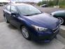 2018 Blue Subaru Impreza 2.0i Premium CVT 5-Door (4S3GTAB69J3) with an 2.0L H4 DOHC 16V engine, CVT transmission, located at 2630 Philips Field Rd., Fairbanks, AK, 99709, (907) 458-0593, 64.848068, -147.780609 - Photo#0