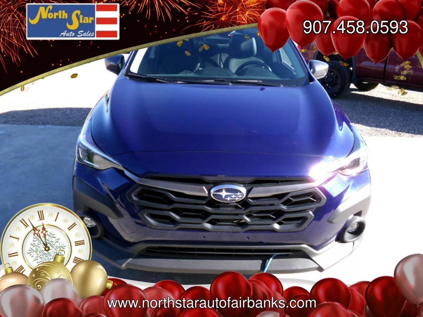 2024 Blue Subaru Crosstrek Limited (4S4GUHL6XR3) with an 2.0L L4 DOHC 16V engine, CVT transmission, located at 2630 Philips Field Rd., Fairbanks, AK, 99709, (907) 458-0593, 64.848068, -147.780609- Photo#1
