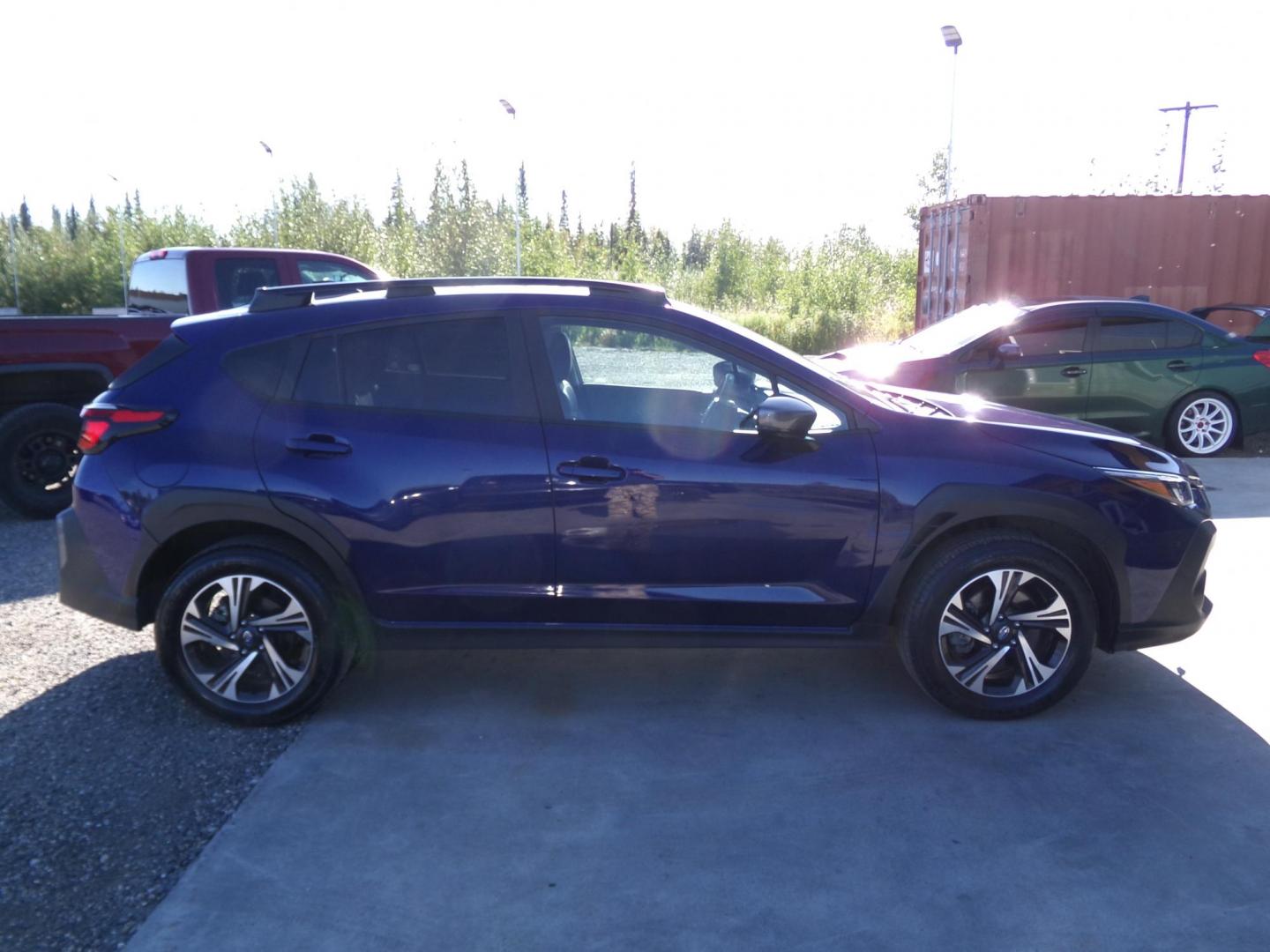 2024 Blue Subaru Crosstrek Limited (4S4GUHL6XR3) with an 2.0L L4 DOHC 16V engine, CVT transmission, located at 2630 Philips Field Rd., Fairbanks, AK, 99709, (907) 458-0593, 64.848068, -147.780609 - Photo#2