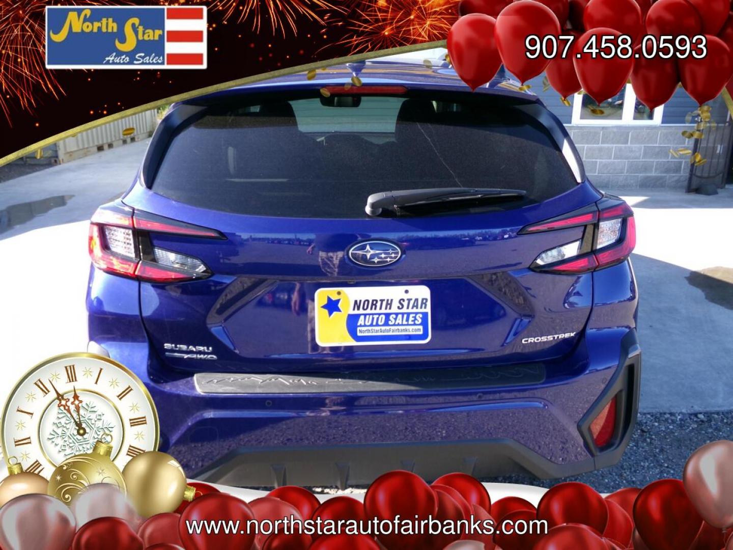 2024 Blue Subaru Crosstrek Limited (4S4GUHL6XR3) with an 2.0L L4 DOHC 16V engine, CVT transmission, located at 2630 Philips Field Rd., Fairbanks, AK, 99709, (907) 458-0593, 64.848068, -147.780609- Photo#3