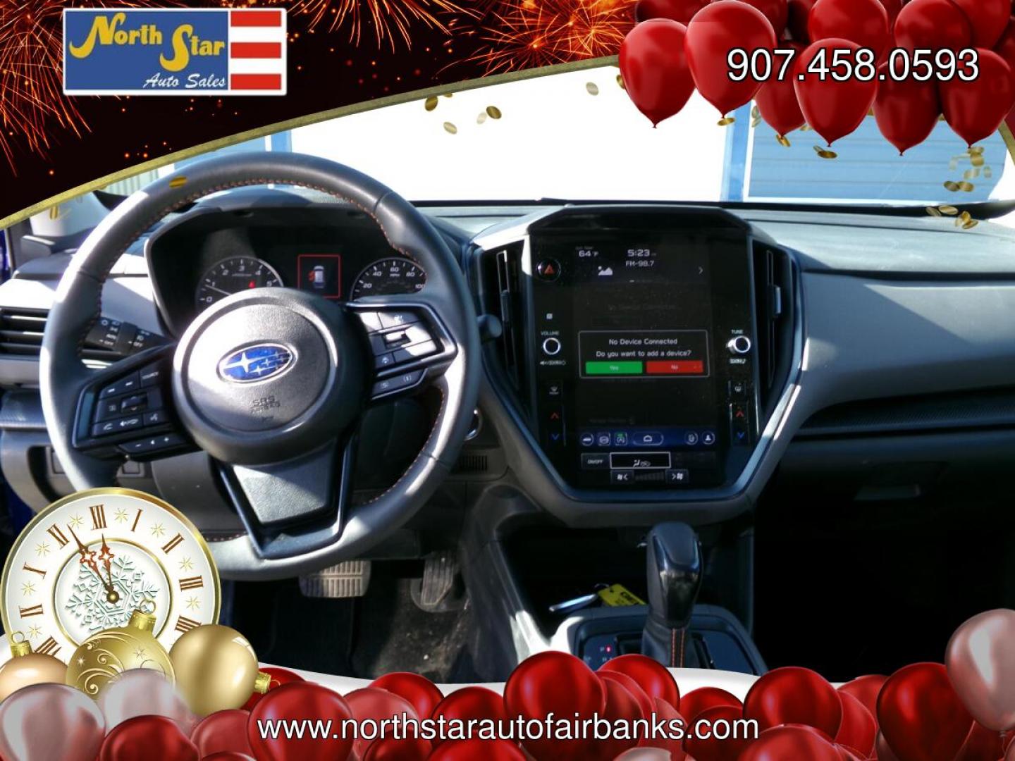 2024 Blue Subaru Crosstrek Limited (4S4GUHL6XR3) with an 2.0L L4 DOHC 16V engine, CVT transmission, located at 2630 Philips Field Rd., Fairbanks, AK, 99709, (907) 458-0593, 64.848068, -147.780609- Photo#6
