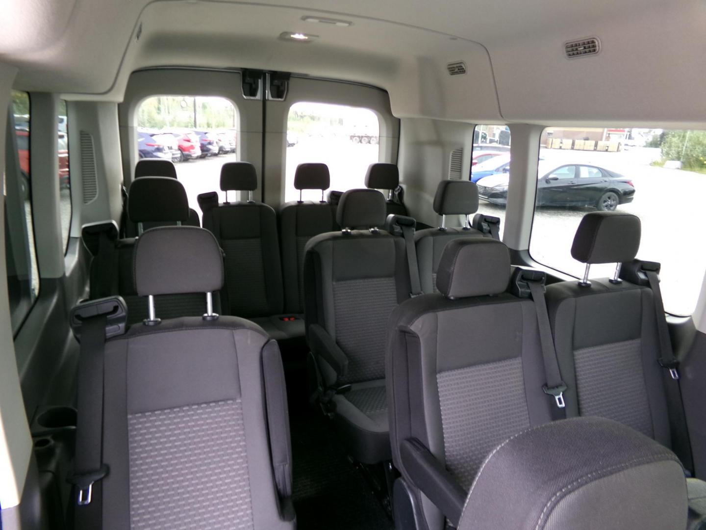 2021 White Ford Transit 350 Wagon Med. Roof XL w/Sliding Pass. 148-in. WB (1FBAX9C85MK) with an 3.5L V6 DOHC 24V engine, 6A transmission, located at 2630 Philips Field Rd., Fairbanks, AK, 99709, (907) 458-0593, 64.848068, -147.780609 - Photo#6