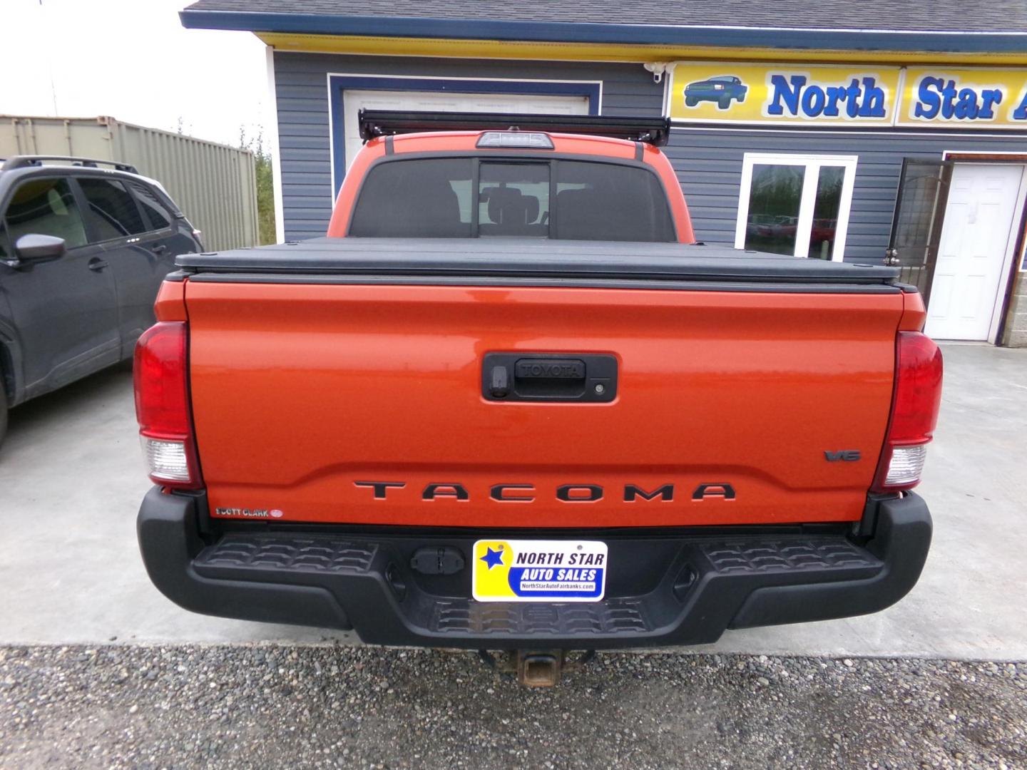 2016 Orange Toyota Tacoma SR5 Double Cab Long Bed V6 5AT 4WD (5TFCZ5ANXGX) with an 3.6L V6 DOHC 24V engine, 5A transmission, located at 2630 Philips Field Rd., Fairbanks, AK, 99709, (907) 458-0593, 64.848068, -147.780609 - Photo#3