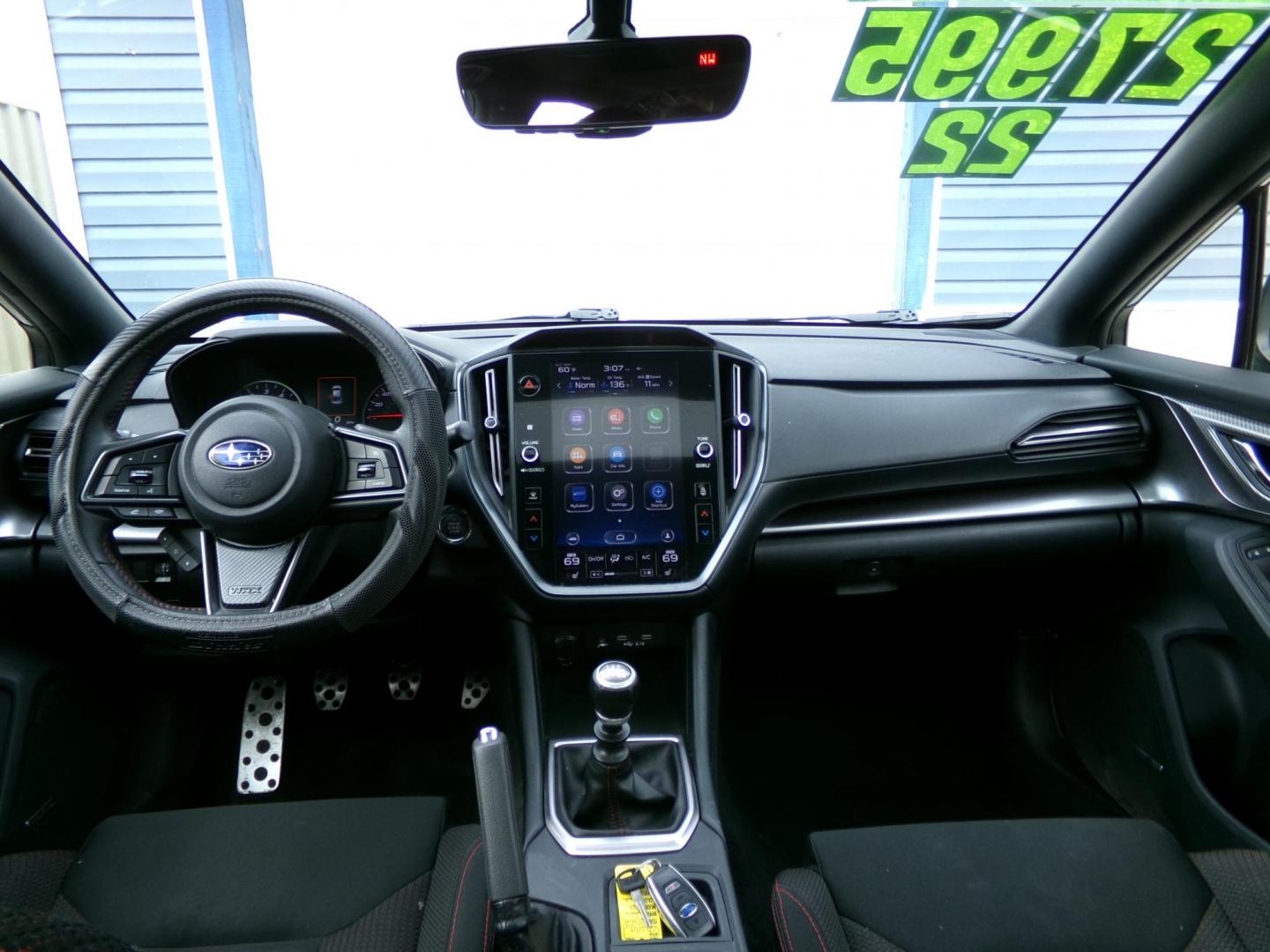2022 Black Subaru WRX Premium 6M (JF1VBAF62N9) with an 2.0L H4 DOHC 16V engine, 6M transmission, located at 2630 Philips Field Rd., Fairbanks, AK, 99709, (907) 458-0593, 64.848068, -147.780609 - Photo#6
