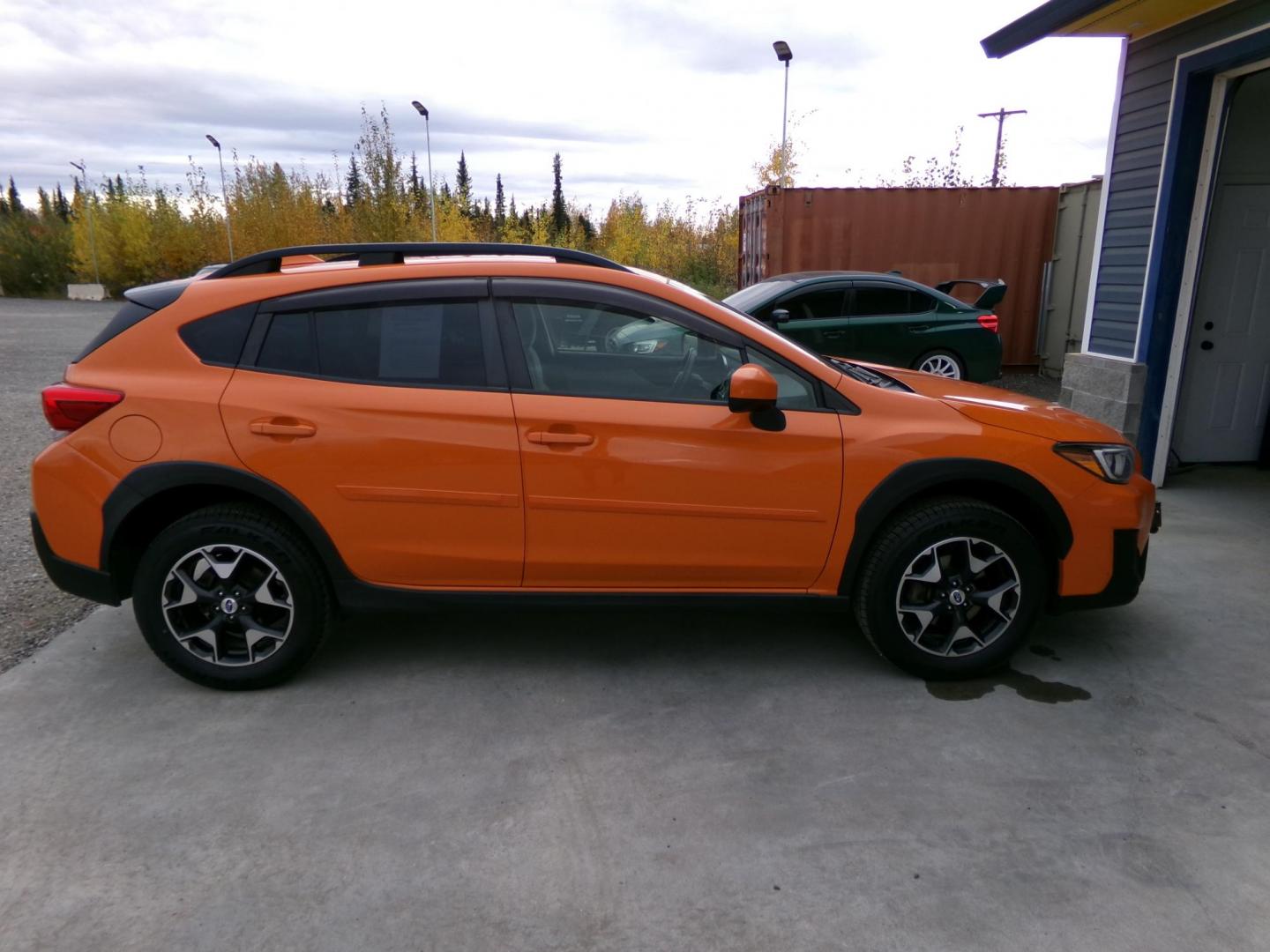 2018 Orange Subaru Crosstrek 2.0i Premium 6M (JF2GTABC2J9) with an 2.0L L4 DOHC 16V engine, Manual transmission, located at 2630 Philips Field Rd., Fairbanks, AK, 99709, (907) 458-0593, 64.848068, -147.780609 - Photo#1