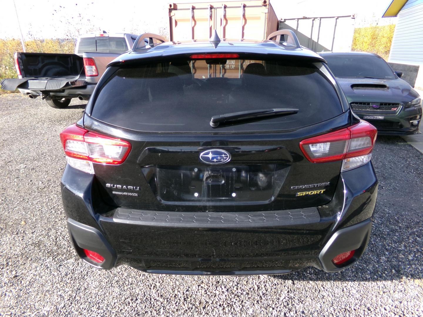 2022 Black Subaru Crosstrek Sport (JF2GTHSC1NH) with an 2.5L H4 SOHC 16V engine, CVT transmission, located at 2630 Philips Field Rd., Fairbanks, AK, 99709, (907) 458-0593, 64.848068, -147.780609 - Photo#3