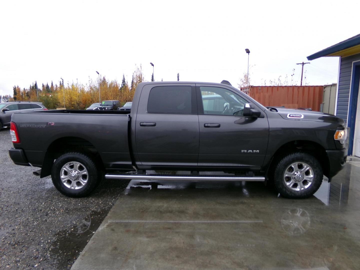 2019 Grey Dodge 2500 Tradesman Crew Cab SWB 4WD (3C6UR5DL0KG) with an 6.7L L6 OHV 24V TURBO DIESEL engine, 6A transmission, located at 2630 Philips Field Rd., Fairbanks, AK, 99709, (907) 458-0593, 64.848068, -147.780609 - Photo#2