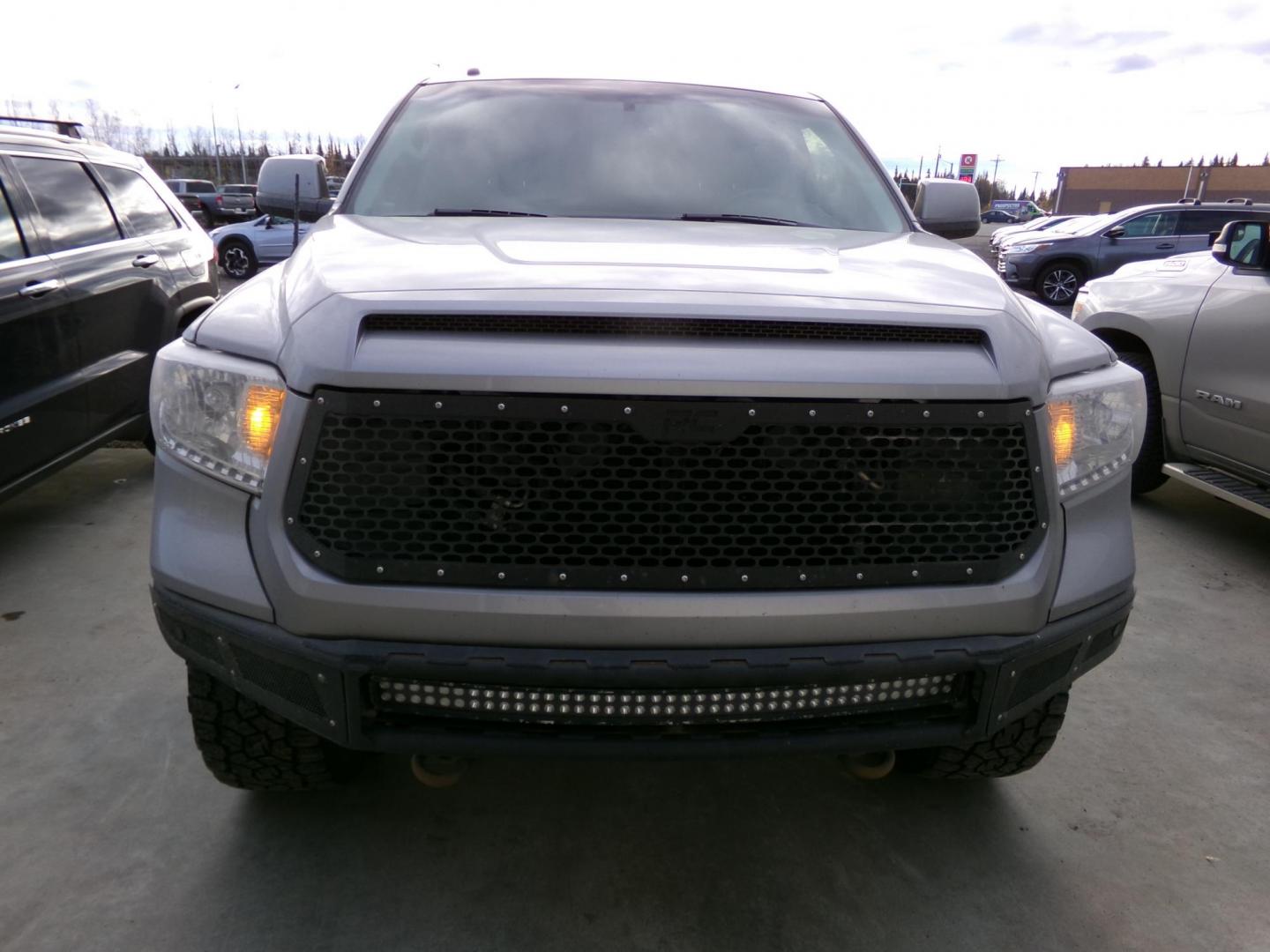 2016 Silver Toyota Tundra Limited 5.7L CrewMax 4WD (5TFHY5F18GX) with an 5.7L V8 DOHC 32V engine, 6A transmission, located at 2630 Philips Field Rd., Fairbanks, AK, 99709, (907) 458-0593, 64.848068, -147.780609 - Photo#1