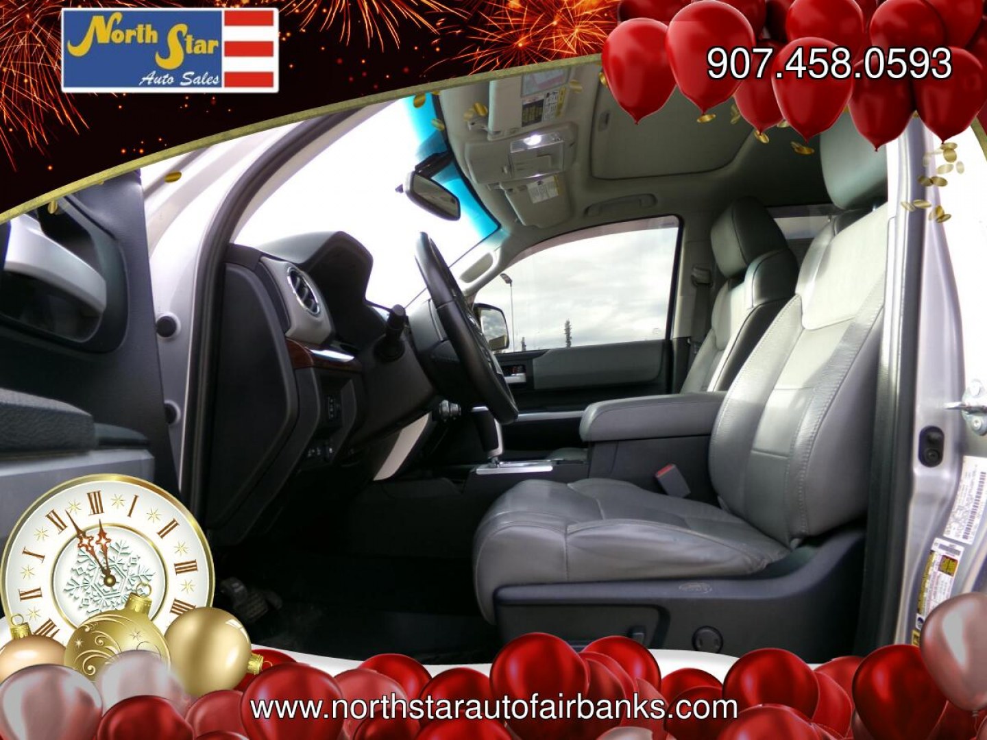 2016 Silver Toyota Tundra Limited 5.7L CrewMax 4WD (5TFHY5F18GX) with an 5.7L V8 DOHC 32V engine, 6A transmission, located at 2630 Philips Field Rd., Fairbanks, AK, 99709, (907) 458-0593, 64.848068, -147.780609- Photo#4