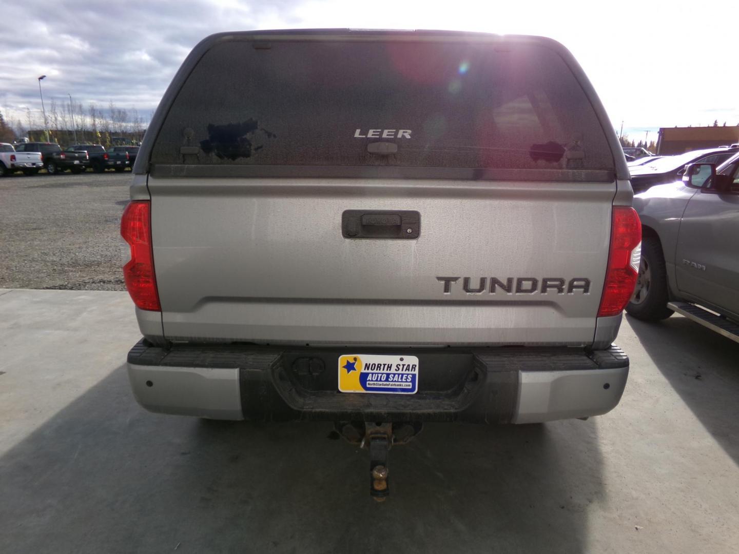 2016 Silver Toyota Tundra Limited 5.7L CrewMax 4WD (5TFHY5F18GX) with an 5.7L V8 DOHC 32V engine, 6A transmission, located at 2630 Philips Field Rd., Fairbanks, AK, 99709, (907) 458-0593, 64.848068, -147.780609 - Photo#3