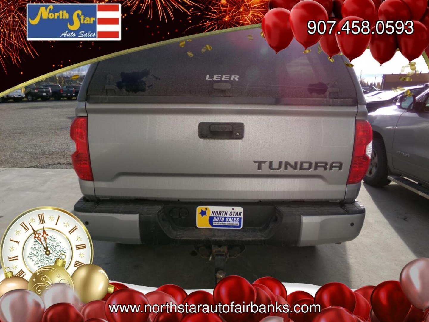 2016 Silver Toyota Tundra Limited 5.7L CrewMax 4WD (5TFHY5F18GX) with an 5.7L V8 DOHC 32V engine, 6A transmission, located at 2630 Philips Field Rd., Fairbanks, AK, 99709, (907) 458-0593, 64.848068, -147.780609- Photo#3