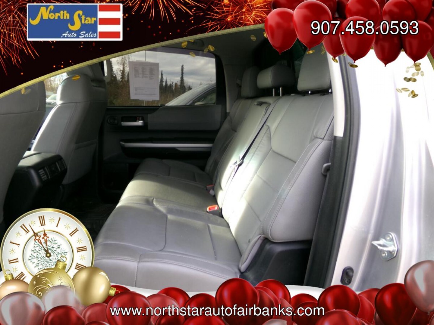 2016 Silver Toyota Tundra Limited 5.7L CrewMax 4WD (5TFHY5F18GX) with an 5.7L V8 DOHC 32V engine, 6A transmission, located at 2630 Philips Field Rd., Fairbanks, AK, 99709, (907) 458-0593, 64.848068, -147.780609- Photo#5