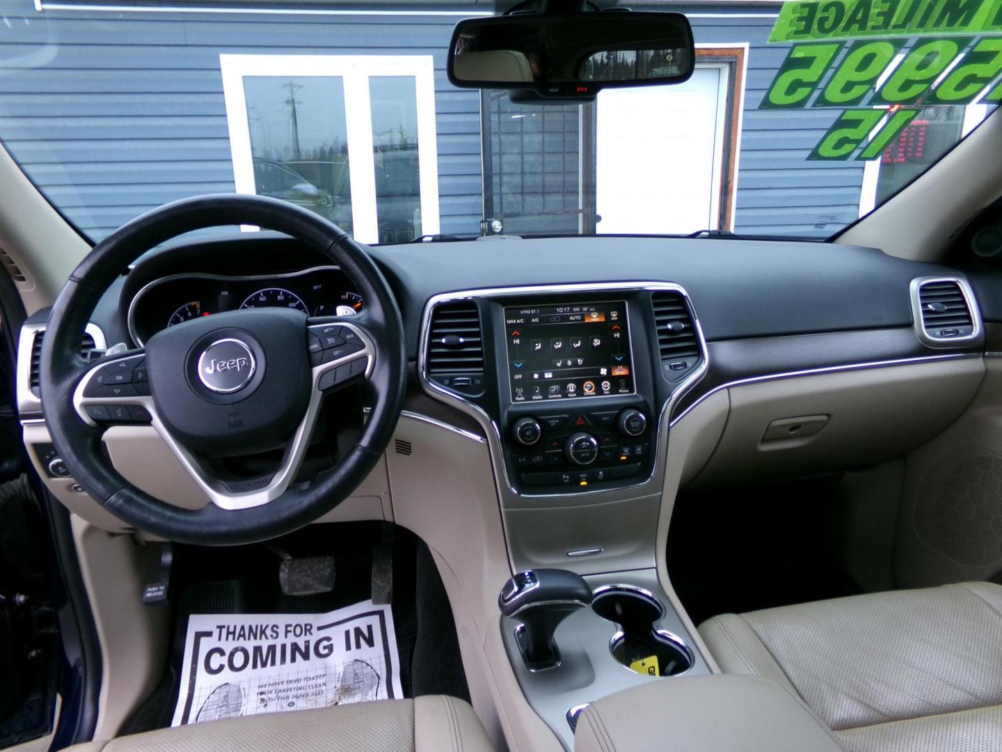 2015 Blue Jeep Grand Cherokee Limited 4WD (1C4RJFBG8FC) with an 3.6L V6 DOHC 24V engine, 8-Speed Automatic transmission, located at 2630 Philips Field Rd., Fairbanks, AK, 99709, (907) 458-0593, 64.848068, -147.780609 - Photo#6