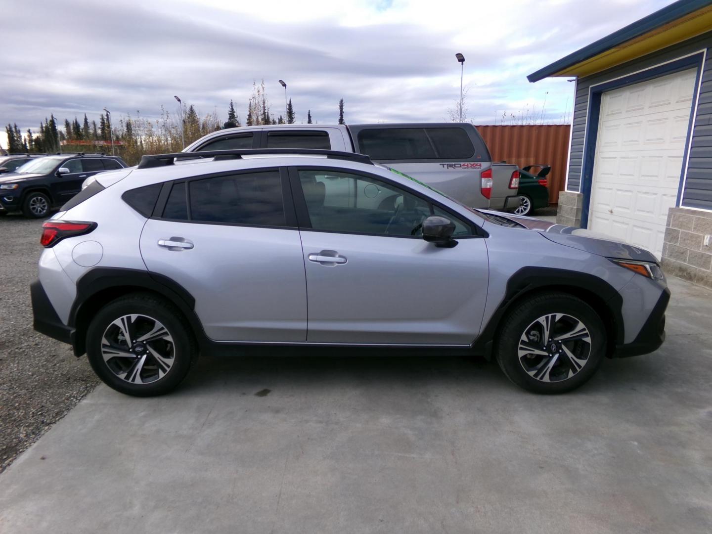 2024 Silver Subaru Crosstrek 2.0i Premium CVT (JF2GUADC0R8) with an 2.0L L4 DOHC 16V engine, CVT transmission, located at 2630 Philips Field Rd., Fairbanks, AK, 99709, (907) 458-0593, 64.848068, -147.780609 - Photo#2