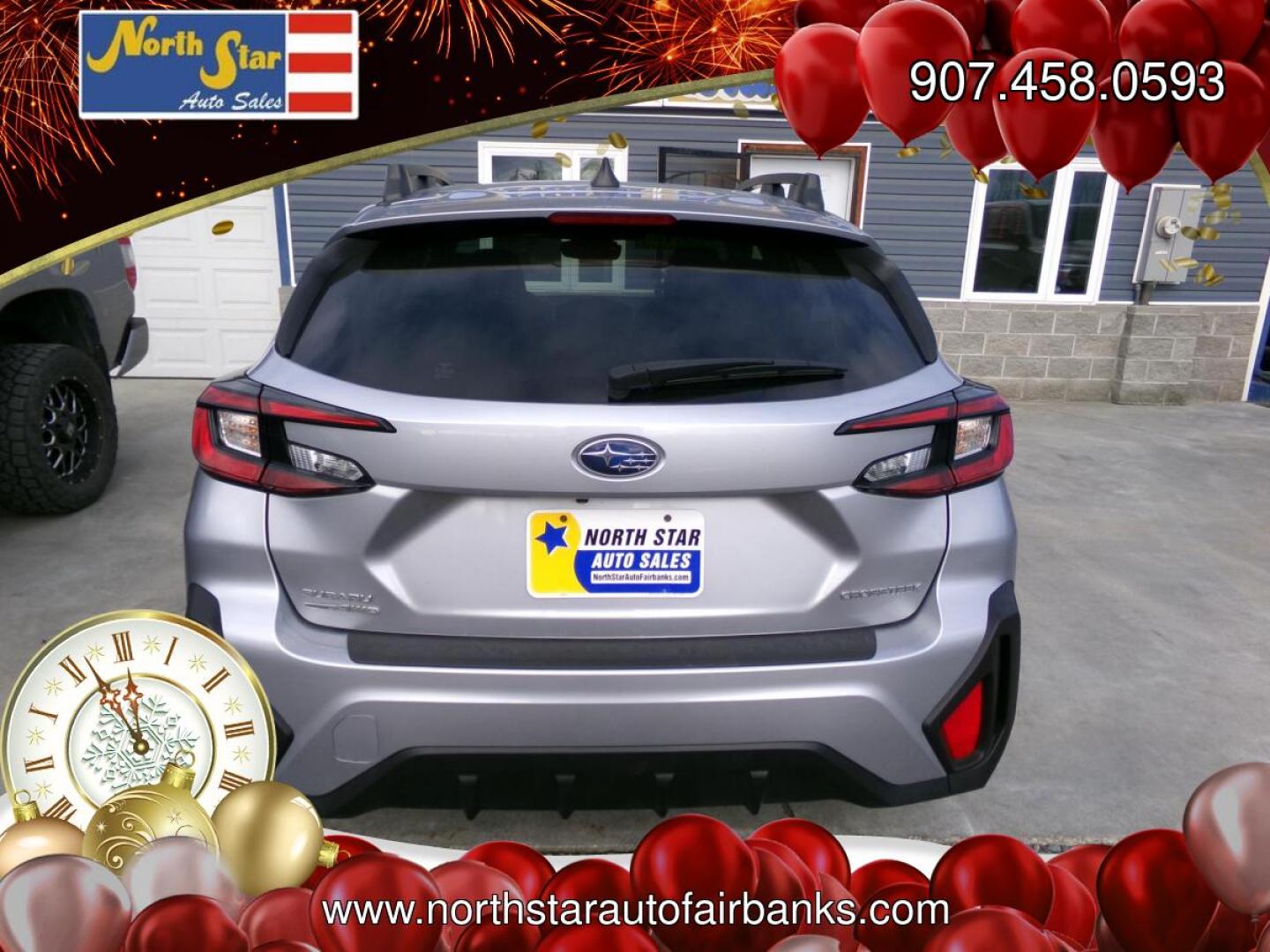 2024 Silver Subaru Crosstrek 2.0i Premium CVT (JF2GUADC0R8) with an 2.0L L4 DOHC 16V engine, CVT transmission, located at 2630 Philips Field Rd., Fairbanks, AK, 99709, (907) 458-0593, 64.848068, -147.780609- Photo#3