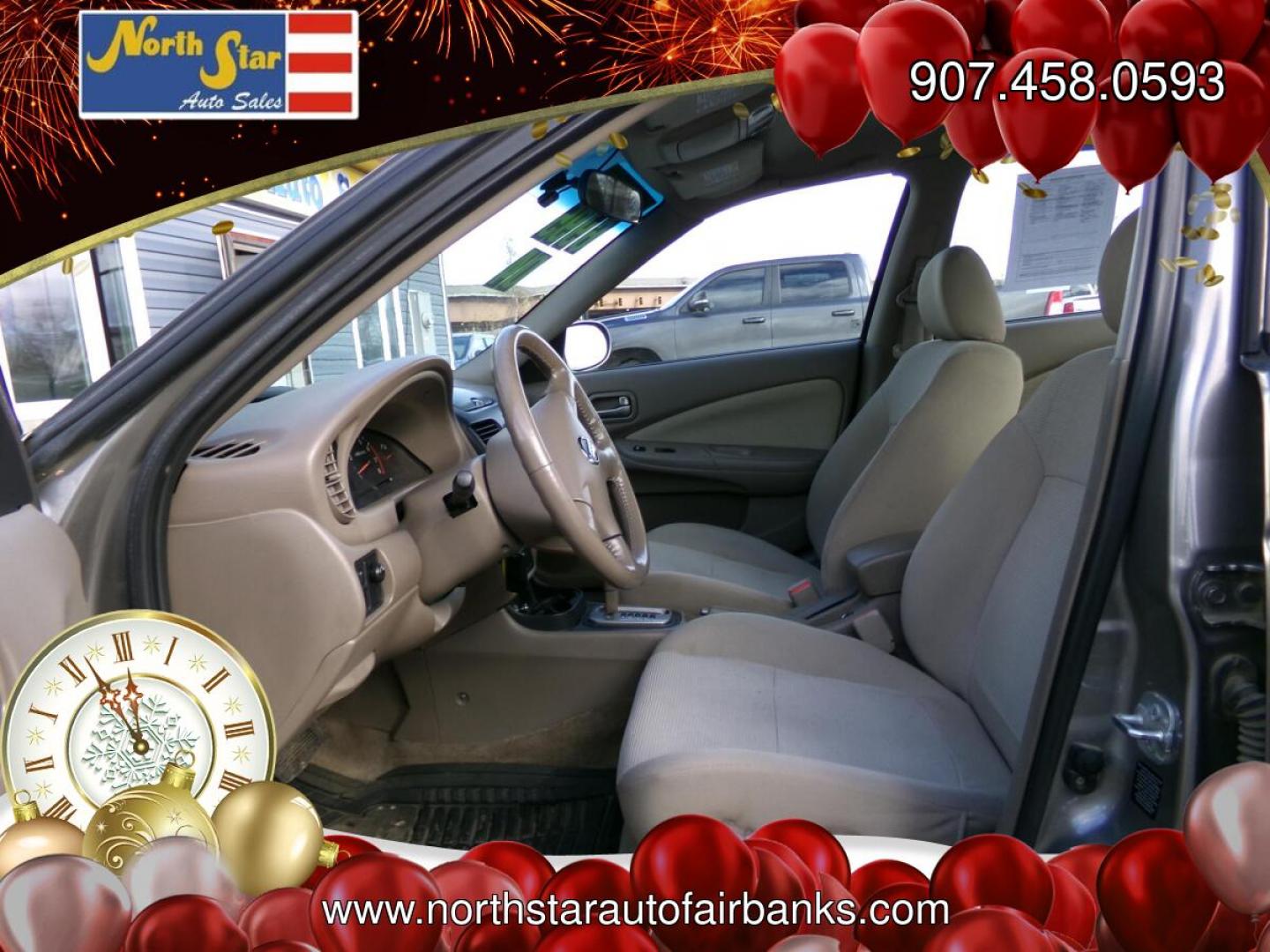 2004 Gold Nissan Sentra 2.5 S (3N1AB51A44L) with an 2.5L L4 DOHC 16V engine, 4-Speed Automatic Overdrive transmission, located at 2630 Philips Field Rd., Fairbanks, AK, 99709, (907) 458-0593, 64.848068, -147.780609- Photo#3