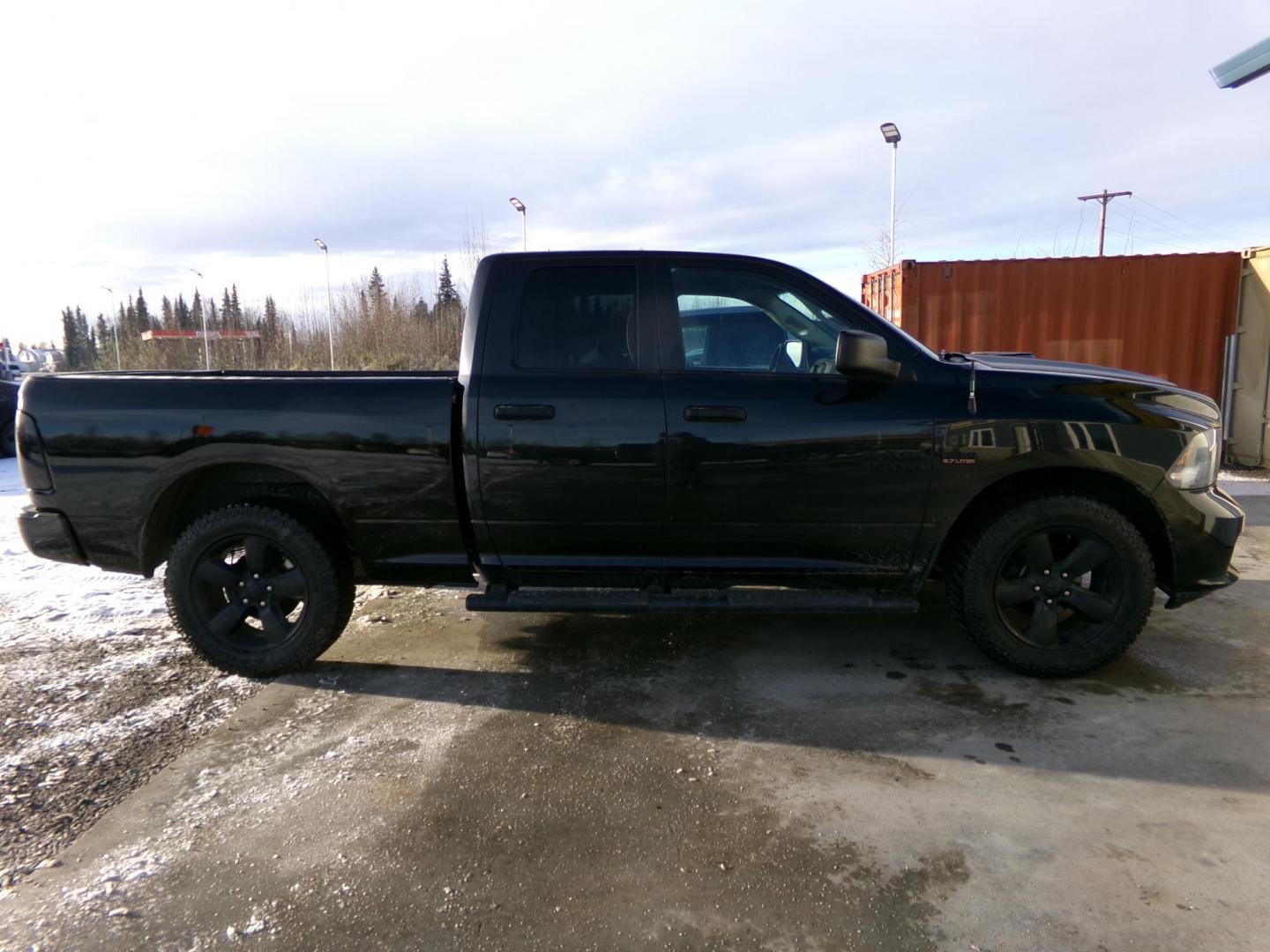 2017 Black RAM 1500 Tradesman Quad Cab 4WD (1C6RR7FT8HS) with an 5.7L V8 OHV 16V engine, 8A transmission, located at 2630 Philips Field Rd., Fairbanks, AK, 99709, (907) 458-0593, 64.848068, -147.780609 - Photo#2