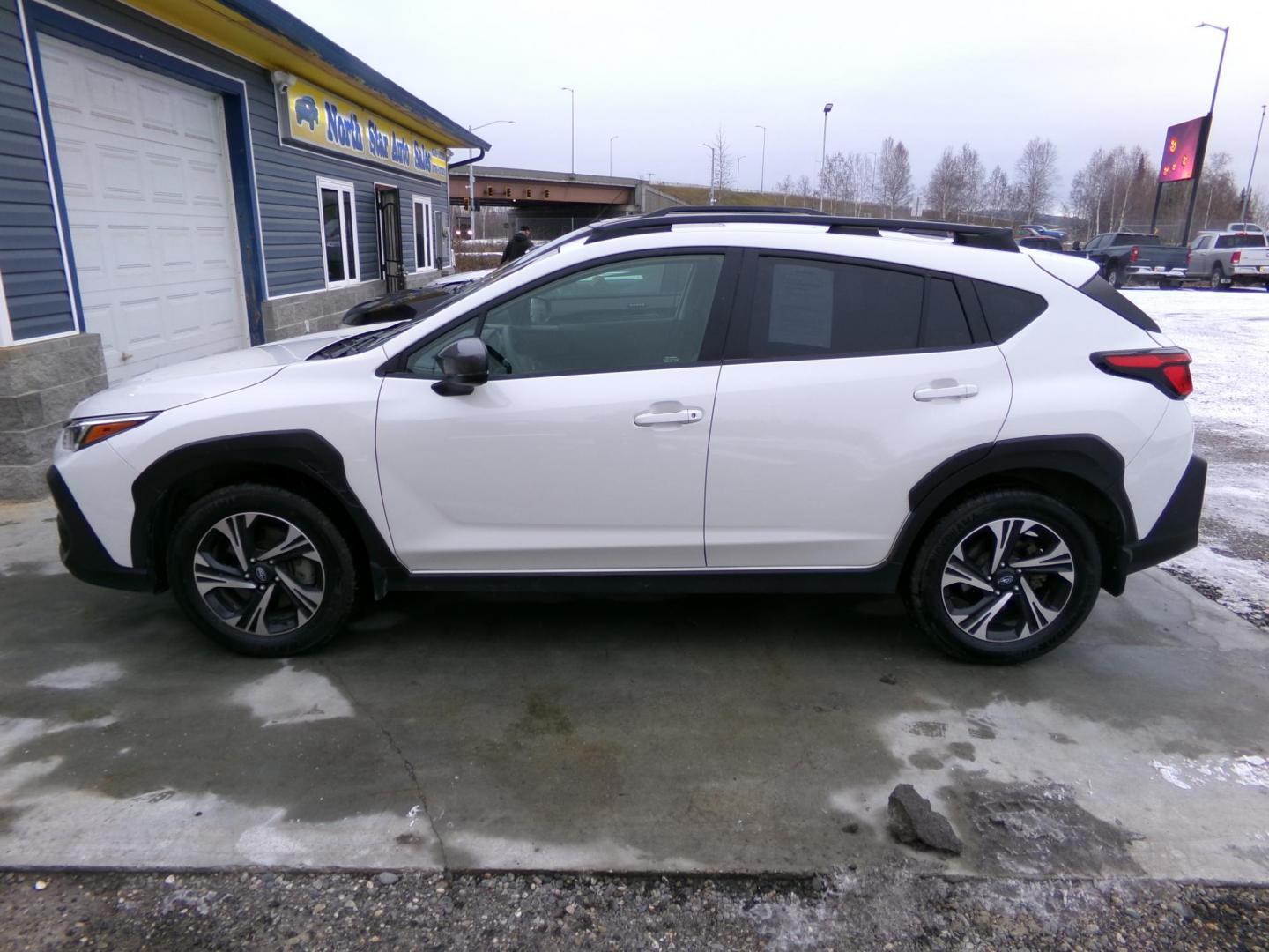 2024 White Subaru Crosstrek 2.0i Premium CVT (JF2GUADC6R8) with an 2.0L L4 DOHC 16V engine, CVT transmission, located at 2630 Philips Field Rd., Fairbanks, AK, 99709, (907) 458-0593, 64.848068, -147.780609 - Photo#2