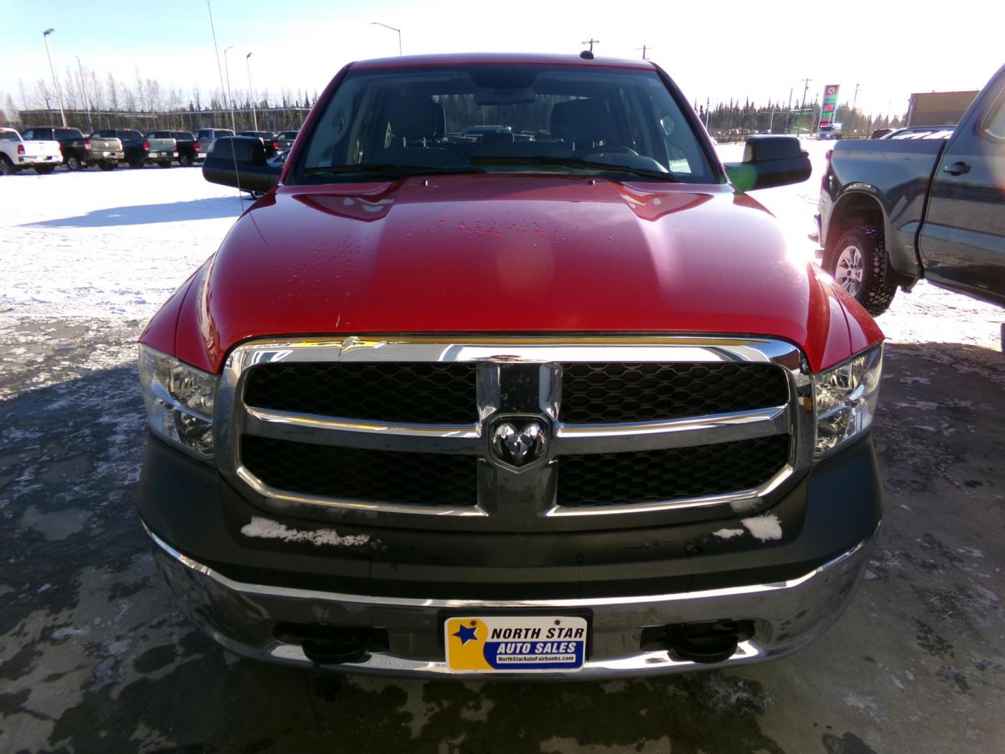 2016 Red Dodge 1500 Tradesman Crew Cab SWB 4WD (3C6RR7KT3GG) with an 5.7L V8 OHV 16V engine, 6A transmission, located at 2630 Philips Field Rd., Fairbanks, AK, 99709, (907) 458-0593, 64.848068, -147.780609 - Photo#1
