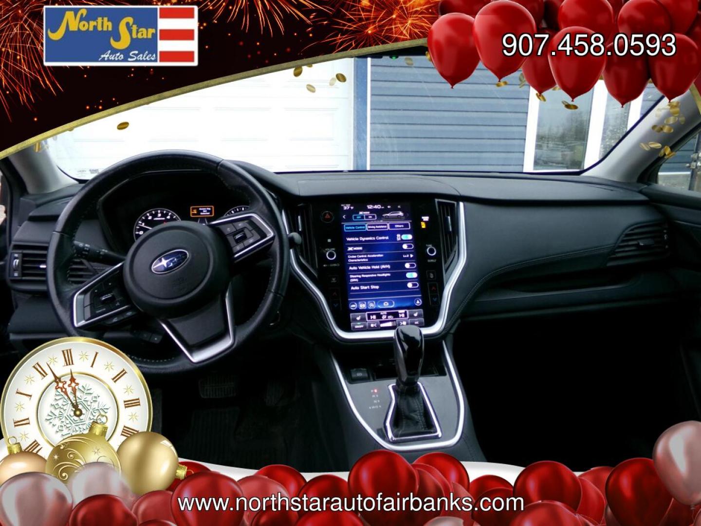2022 Grey Subaru Outback Premium (4S4BTADC2N3) with an 2.5L H4 DOHC 16V engine, CVT transmission, located at 2630 Philips Field Rd., Fairbanks, AK, 99709, (907) 458-0593, 64.848068, -147.780609- Photo#6