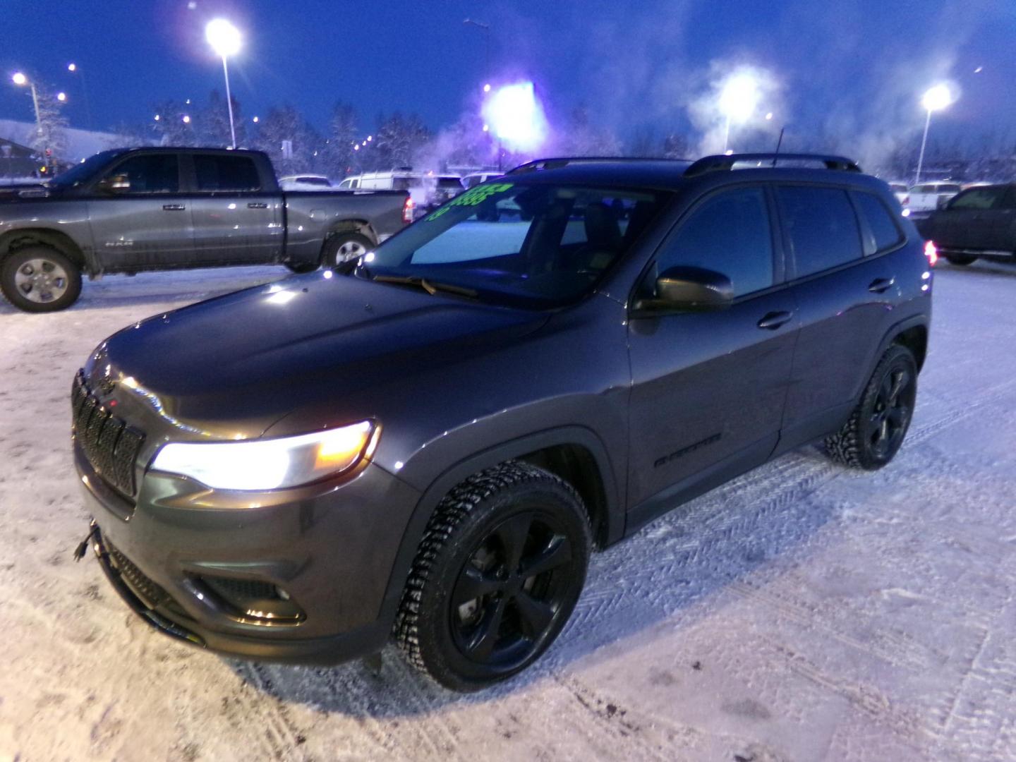 2019 Grey Jeep Cherokee Latitude Plus 4WD (1C4PJMLX7KD) with an 3.2L V6 DOHC 24V engine, 9A transmission, located at 2630 Philips Field Rd., Fairbanks, AK, 99709, (907) 458-0593, 64.848068, -147.780609 - Photo#0