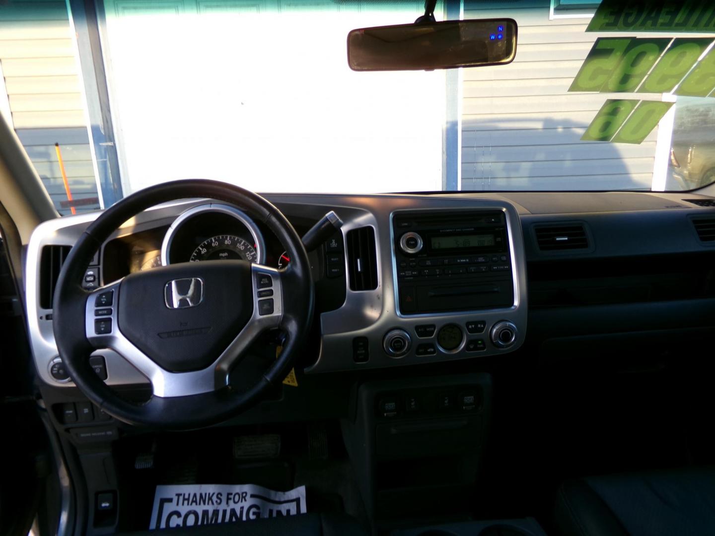 2006 Blue Honda Ridgeline RTL (2HJYK16576H) with an 3.5L V6 SOHC 24V engine, 5-Speed Automatic Overdrive transmission, located at 2630 Philips Field Rd., Fairbanks, AK, 99709, (907) 458-0593, 64.848068, -147.780609 - Photo#6