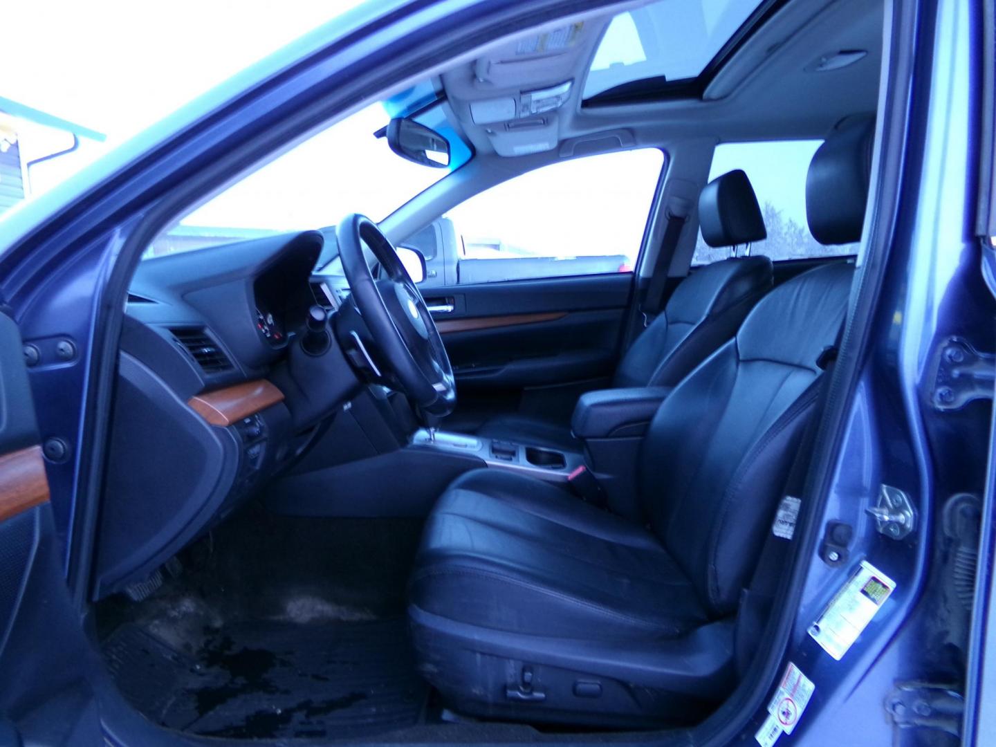 2014 Blue Subaru Outback 2.5i Limited (4S4BRBLC0E3) with an 2.5L H4 DOHC 16V engine, located at 2630 Philips Field Rd., Fairbanks, AK, 99709, (907) 458-0593, 64.848068, -147.780609 - Photo#4