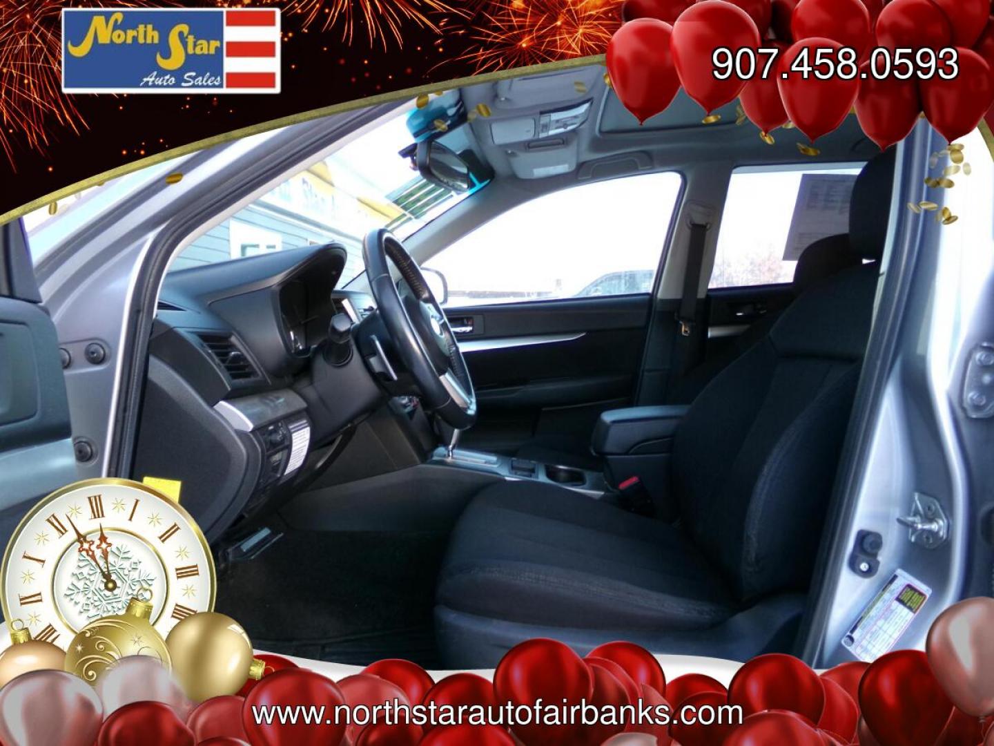 2011 Silver Subaru Outback 2.5i Premium (4S4BRBGC6B3) with an 2.5L H4 DOHC 16V engine, Continuously Variable Transmisson transmission, located at 2630 Philips Field Rd., Fairbanks, AK, 99709, (907) 458-0593, 64.848068, -147.780609- Photo#4