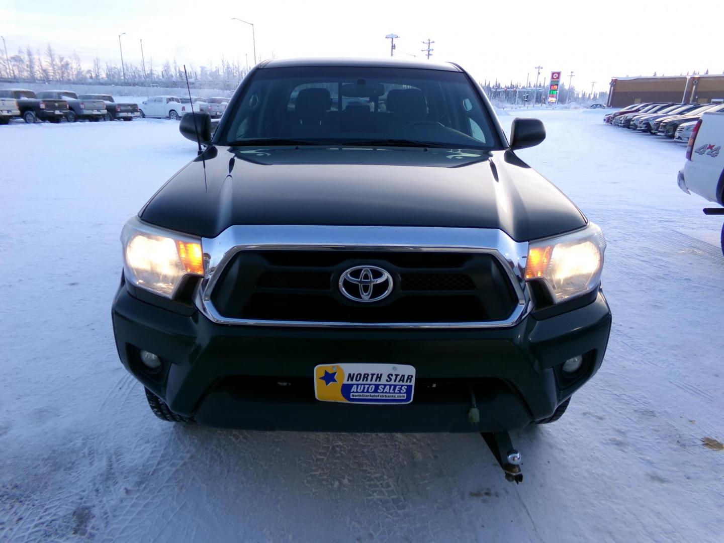 2012 Green Toyota Tacoma Double Cab Long Bed V6 Auto 4WD (3TMMU4FN8CM) with an 4.0L V6 DOHC 24V engine, 5-Speed Automatic transmission, located at 2630 Philips Field Rd., Fairbanks, AK, 99709, (907) 458-0593, 64.848068, -147.780609 - Photo#1