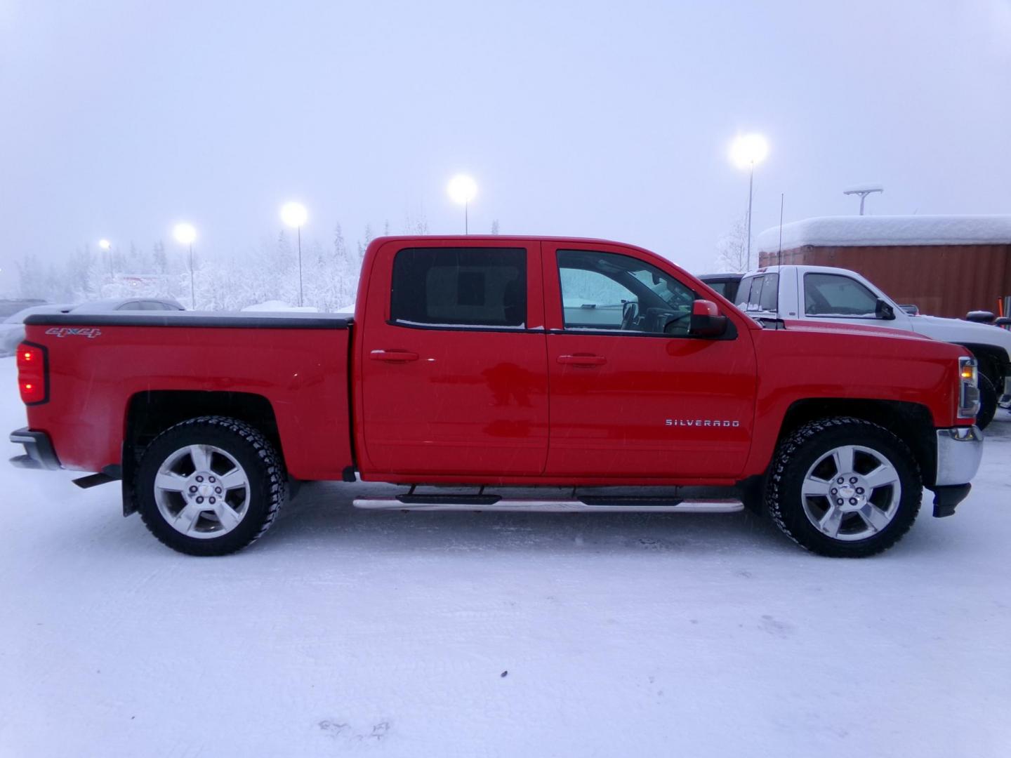 2017 Red Chevrolet Silverado 1500 LT Crew Cab 4WD (3GCUKREC2HG) with an 5.3L V8 OHV 16V engine, 6A transmission, located at 2630 Philips Field Rd., Fairbanks, AK, 99709, (907) 458-0593, 64.848068, -147.780609 - Photo#2