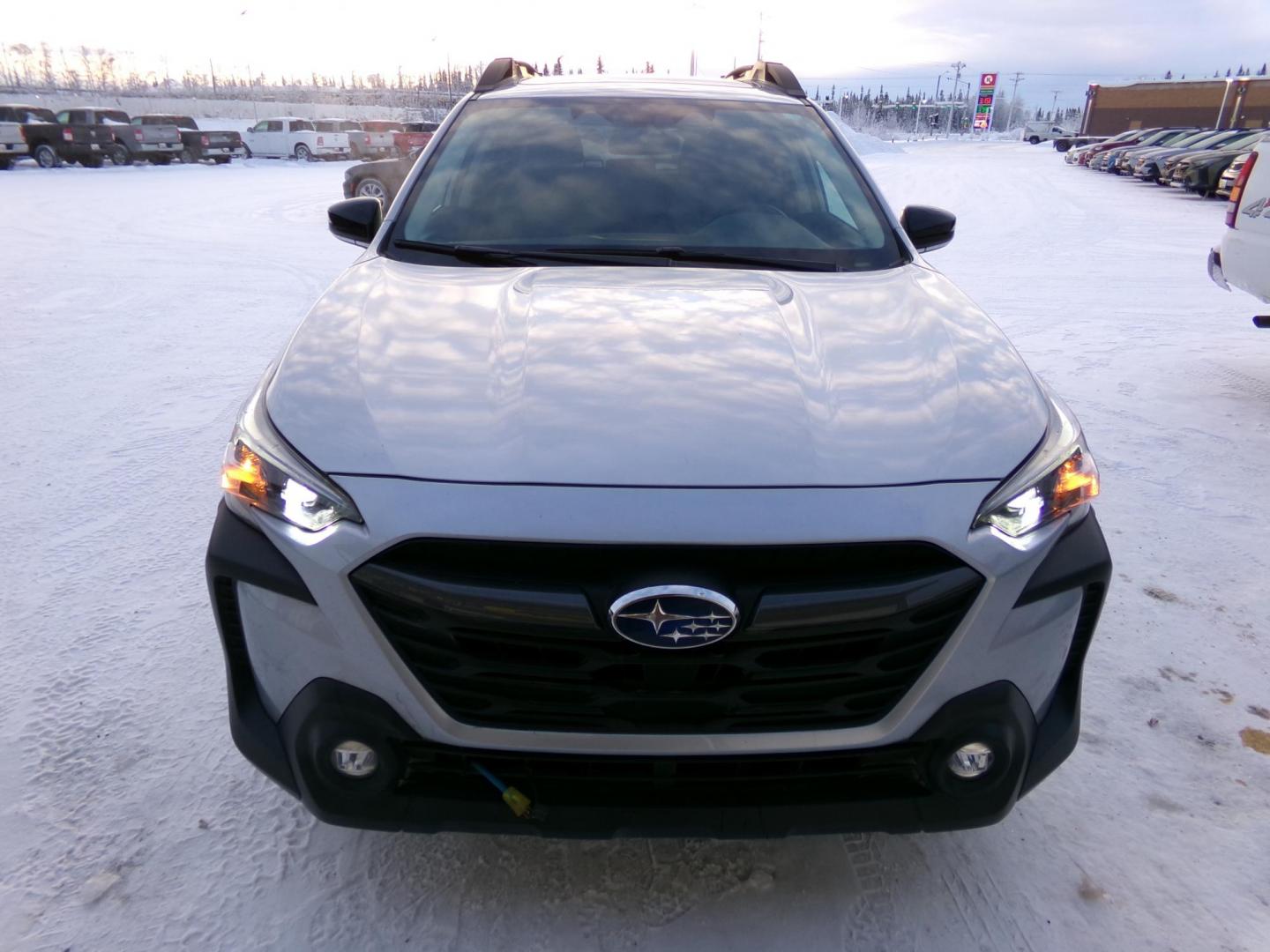 2025 Silver Subaru Outback Premium (4S4BTAFC1S3) with an 2.5L H4 DOHC 16V engine, CVT transmission, located at 2630 Philips Field Rd., Fairbanks, AK, 99709, (907) 458-0593, 64.848068, -147.780609 - Photo#1