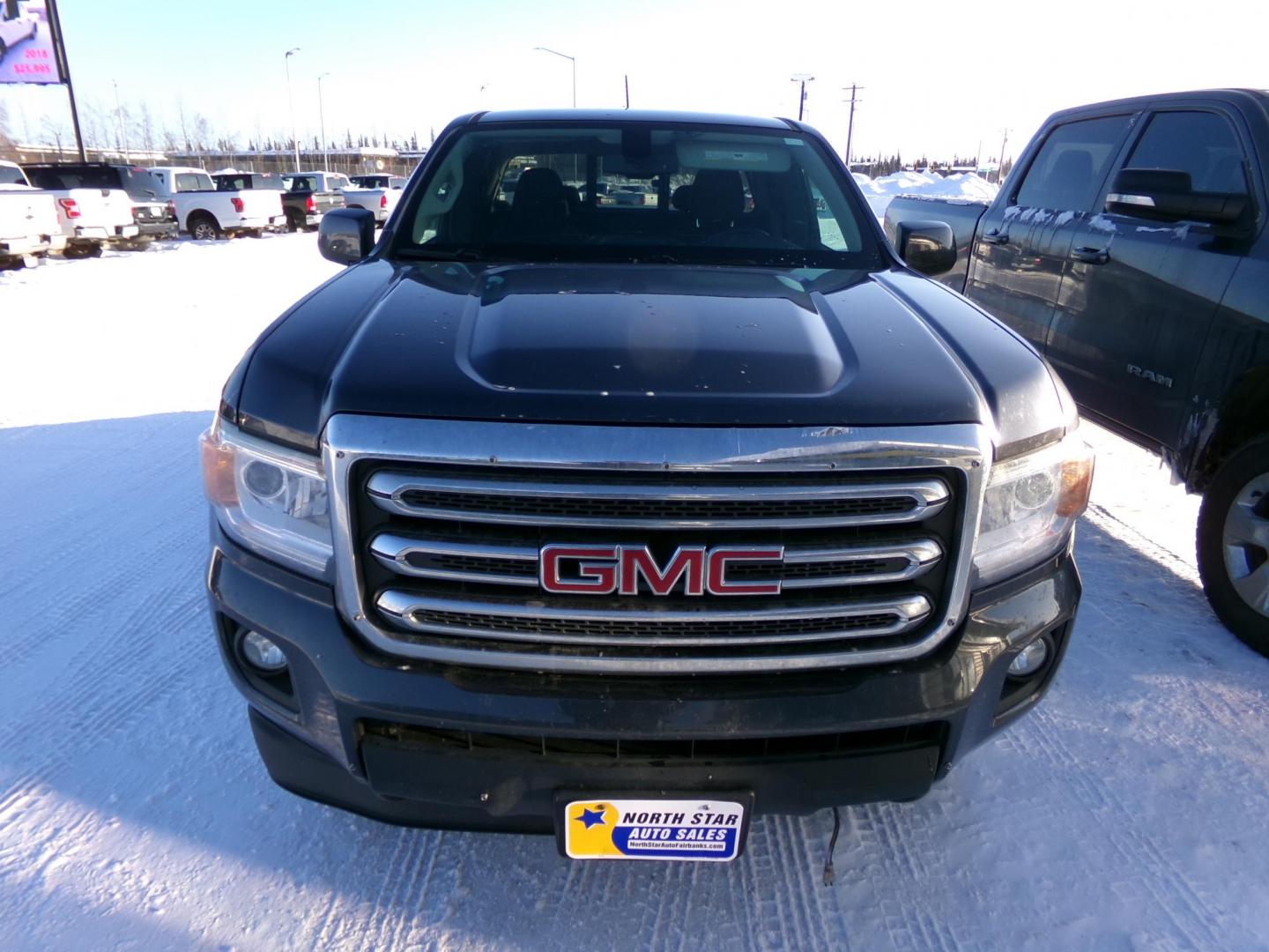 2016 Grey GMC Canyon SLE Ext. Cab 4WD (1GTH6CE38G1) with an 3.6L V6 DOHC 24V engine, 6A transmission, located at 2630 Philips Field Rd., Fairbanks, AK, 99709, (907) 458-0593, 64.848068, -147.780609 - Photo#1