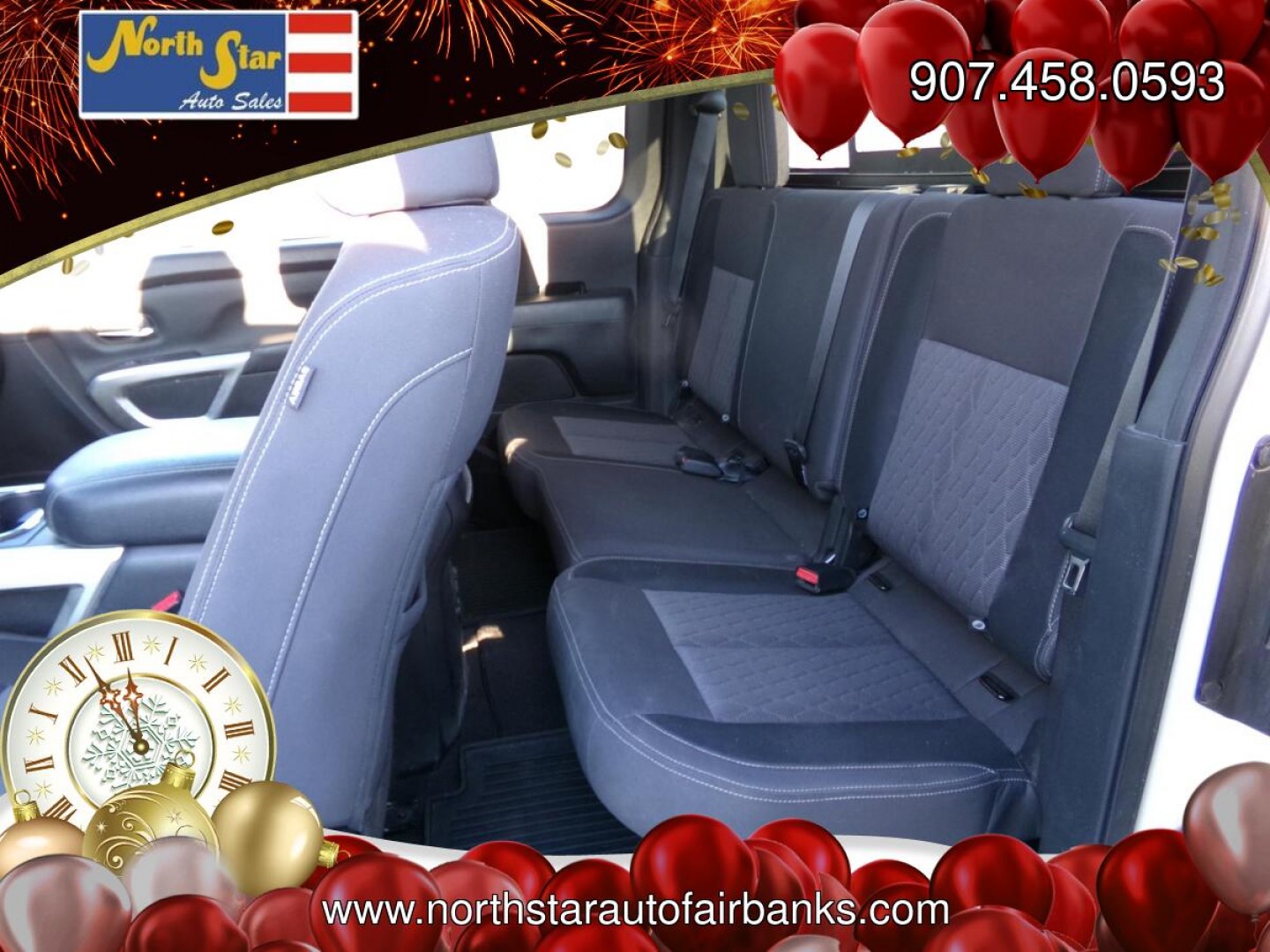 2022 White Nissan Titan SV King Cab 4WD (1N6AA1CD3NN) with an 5.6L V8 DOHC 32V engine, 9A transmission, located at 2630 Philips Field Rd., Fairbanks, AK, 99709, (907) 458-0593, 64.848068, -147.780609- Photo#5