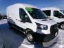 2021 White /Black Ford Transit 250 Van Med. Roof w/Sliding Pass. 148-in. WB (1FTBR2CG2MK) with an 3.5L V6 DOHC 24V engine, 6A transmission, located at 2630 Philips Field Rd., Fairbanks, AK, 99709, (907) 458-0593, 64.848068, -147.780609 - Photo#2