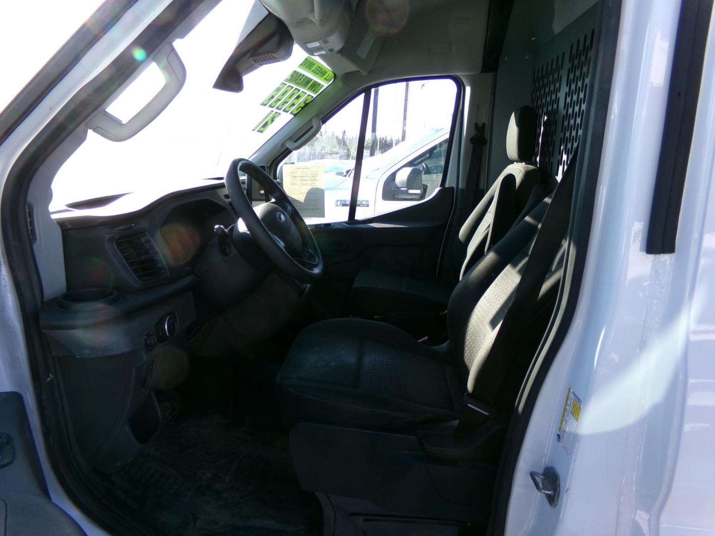 2021 White /Black Ford Transit 250 Van Med. Roof w/Sliding Pass. 148-in. WB (1FTBR2CG2MK) with an 3.5L V6 DOHC 24V engine, 6A transmission, located at 2630 Philips Field Rd., Fairbanks, AK, 99709, (907) 458-0593, 64.848068, -147.780609 - Photo#5
