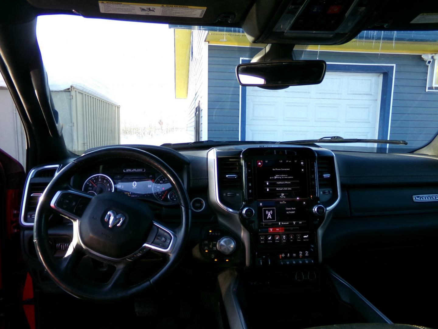 2019 Red RAM 1500 Laramie Crew Cab SWB 4WD (1C6SRFJT7KN) with an 5.7L V8 OHV 16V engine, 8A transmission, located at 2630 Philips Field Rd., Fairbanks, AK, 99709, (907) 458-0593, 64.848068, -147.780609 - Photo#6