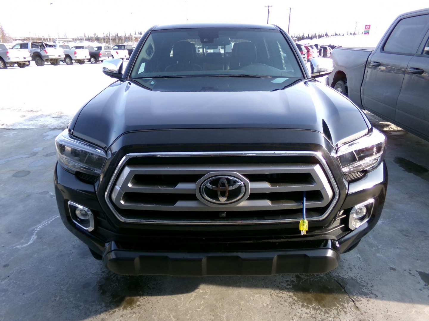2023 Black Toyota Tacoma Limited Double Cab V6 6AT 4WD (3TYGZ5AN9PT) with an 3.5L V6 DOHC 24V engine, 6A transmission, located at 2630 Philips Field Rd., Fairbanks, AK, 99709, (907) 458-0593, 64.848068, -147.780609- Photo#1