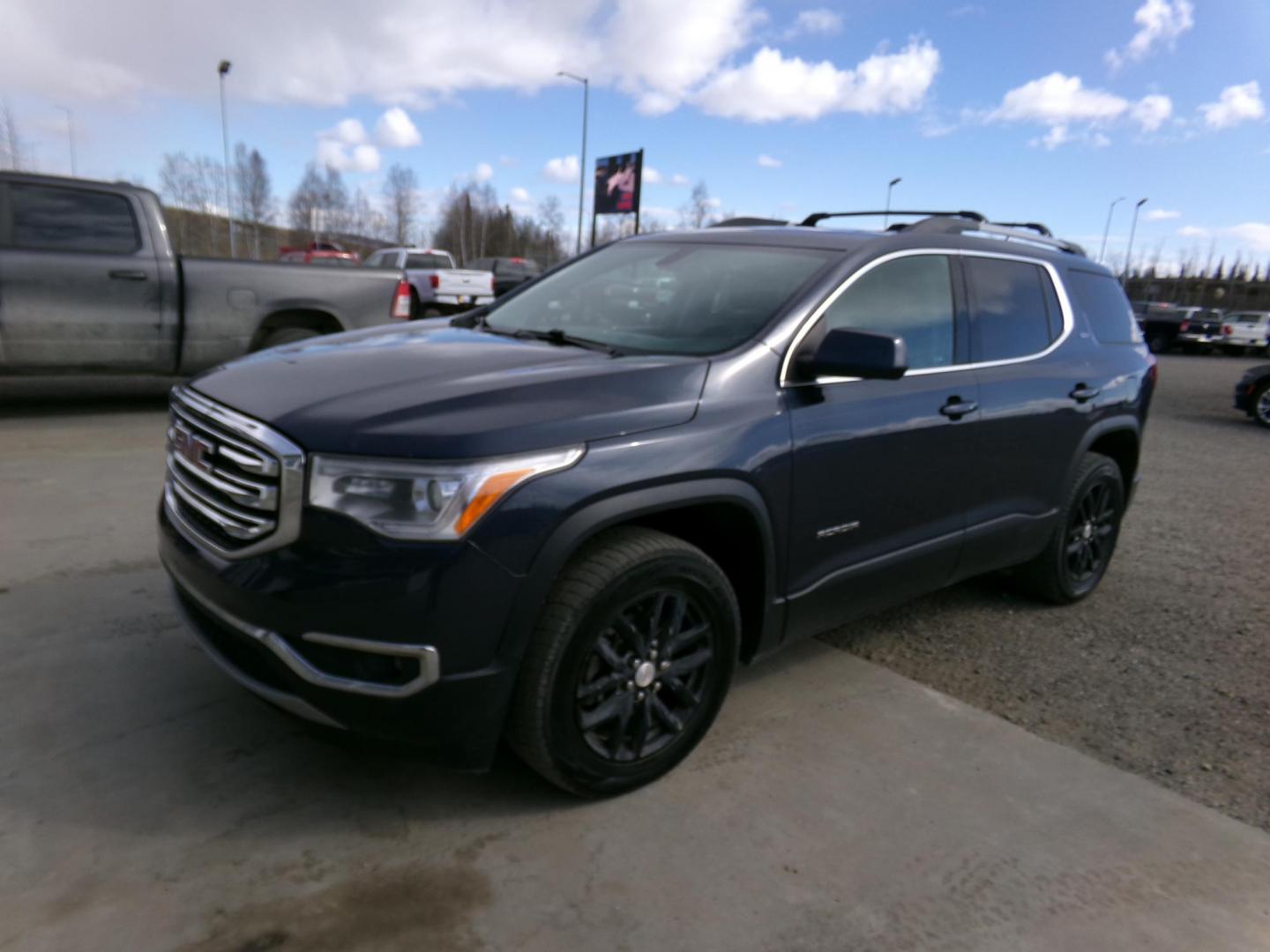 2018 Blue GMC Acadia SLT-1 AWD (1GKKNULS2JZ) with an 3.6L V6 DOHC 24V engine, 6A transmission, located at 2630 Philips Field Rd., Fairbanks, AK, 99709, (907) 458-0593, 64.848068, -147.780609 - Photo#0