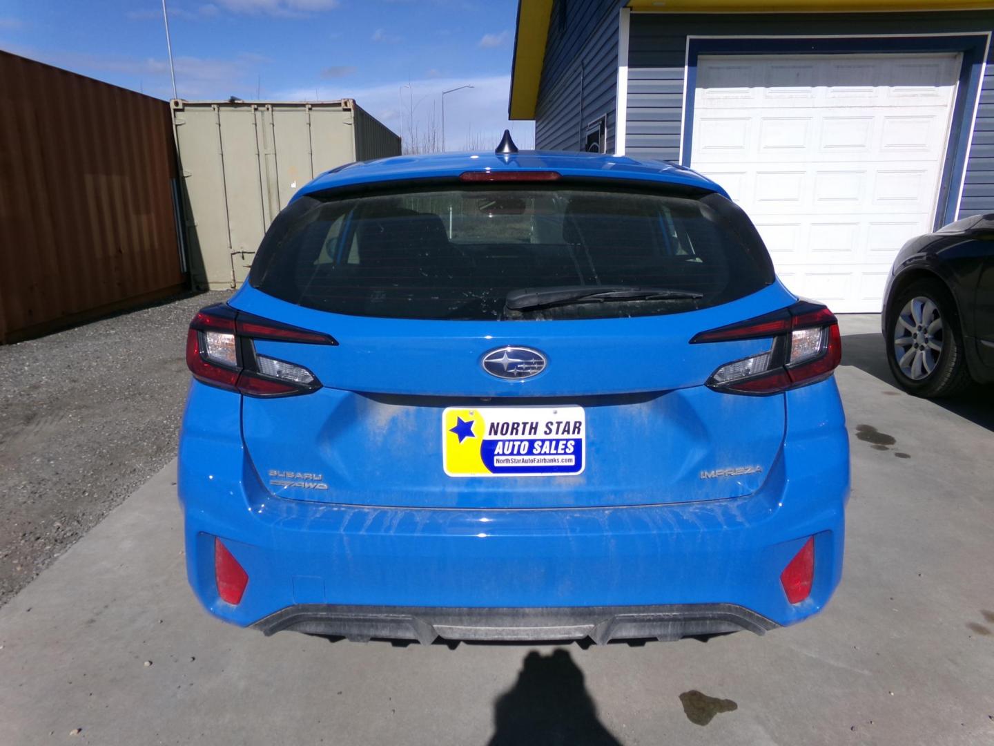 2024 Blue Subaru Impreza Sport 5-Door (JF1GUAFC4R8) with an 2.0L H4 DOHC 16V engine, CVT transmission, located at 2630 Philips Field Rd., Fairbanks, AK, 99709, (907) 458-0593, 64.848068, -147.780609 - Photo#3