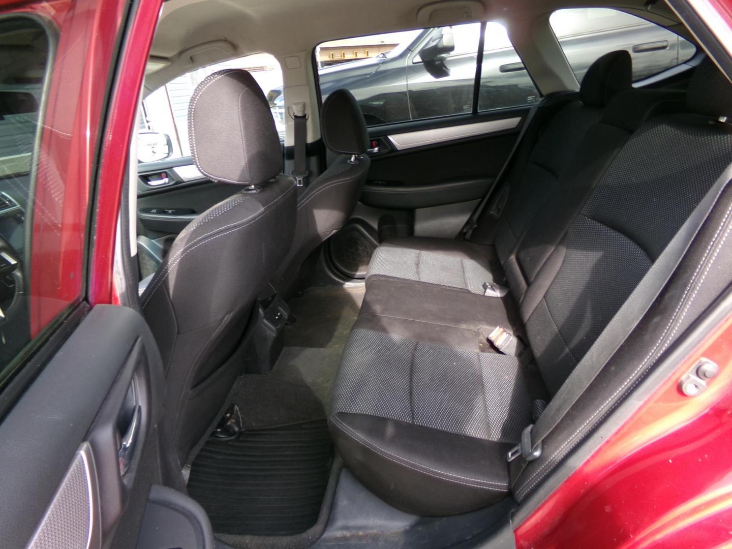 2018 Red Subaru Outback 2.5i Premium (4S4BSACC0J3) with an 2.5L H4 DOHC 16V engine, CVT transmission, located at 2630 Philips Field Rd., Fairbanks, AK, 99709, (907) 458-0593, 64.848068, -147.780609 - Photo#5