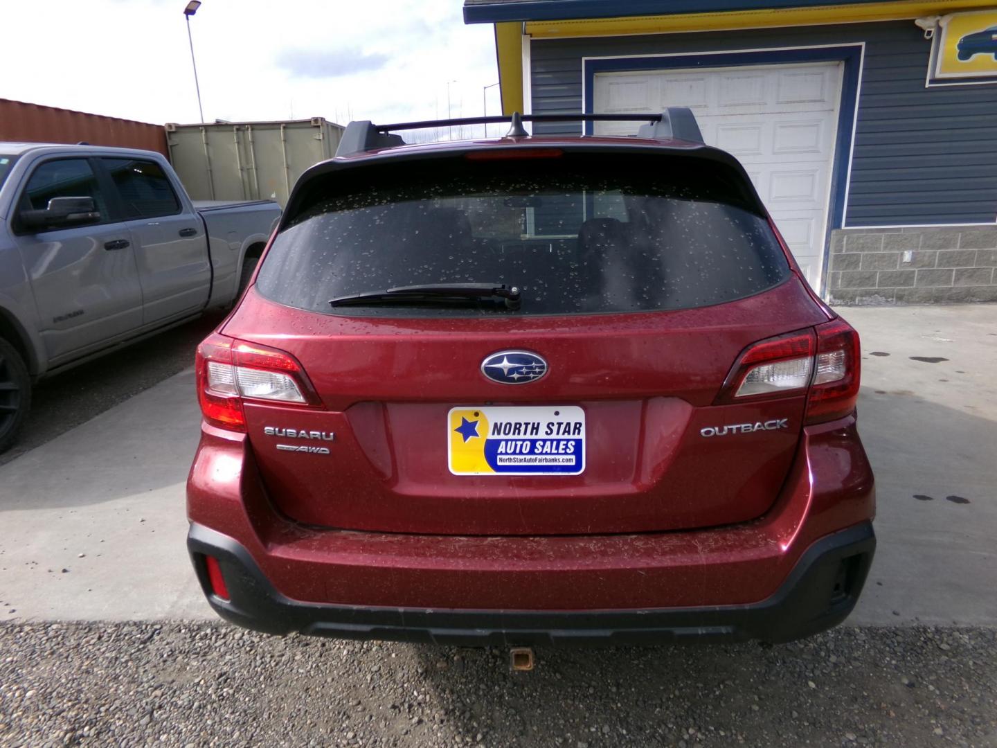 2018 Red Subaru Outback 2.5i Premium (4S4BSACC0J3) with an 2.5L H4 DOHC 16V engine, CVT transmission, located at 2630 Philips Field Rd., Fairbanks, AK, 99709, (907) 458-0593, 64.848068, -147.780609 - Photo#3